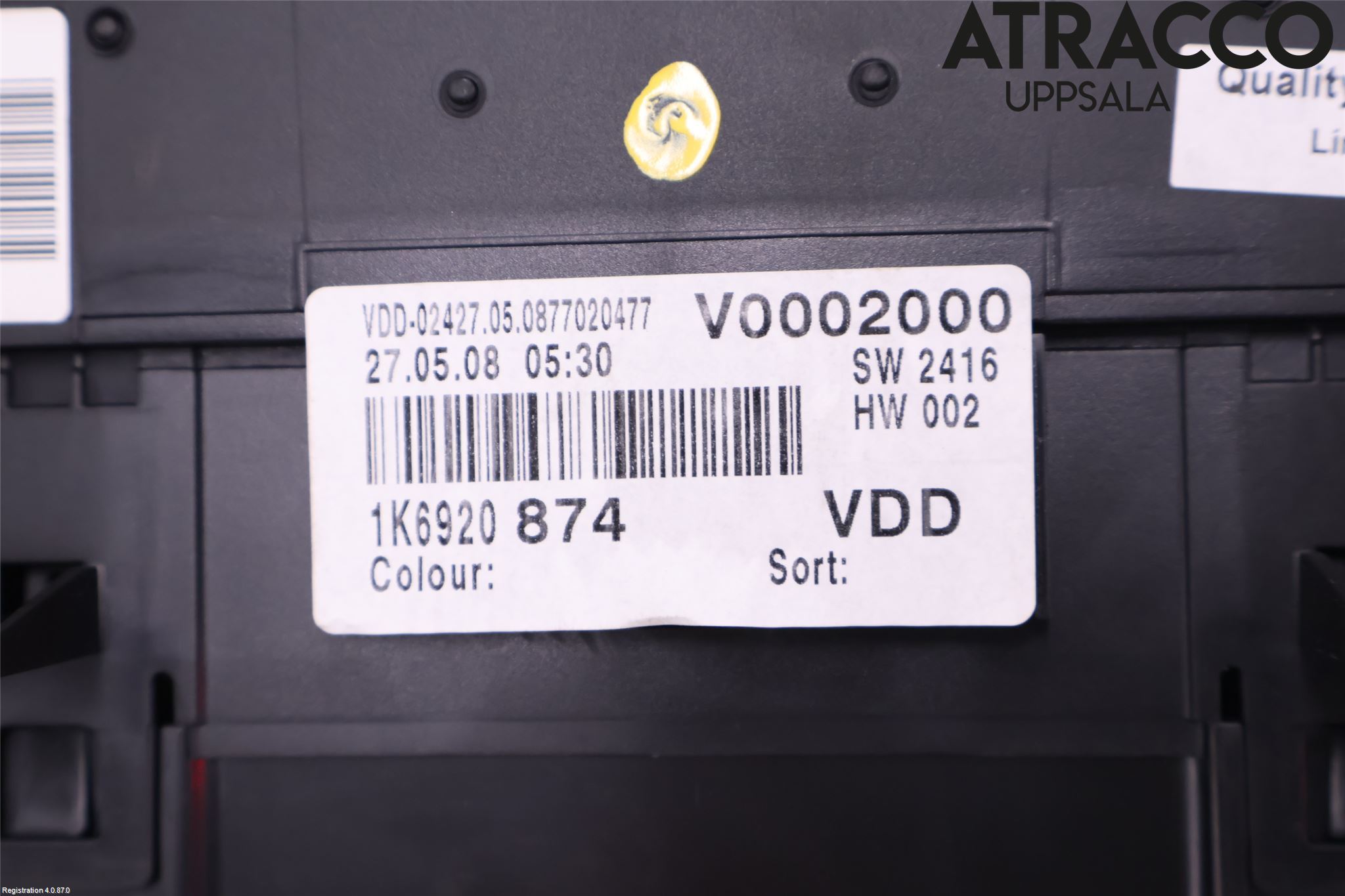 Volkswagen VW GOLF V 04-09 Instr Kombinert