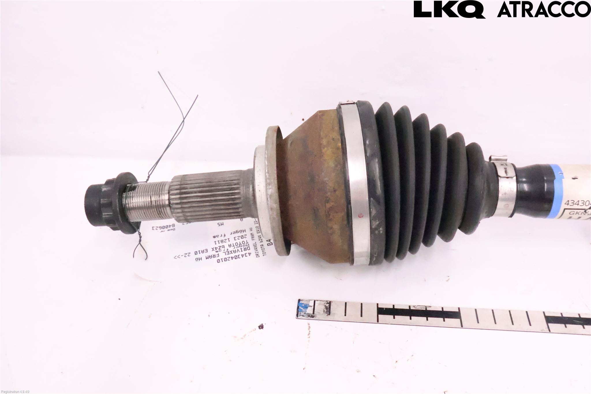 Toyota bZ4X EA10 22- Drivaksel Foran Kompl Høyre