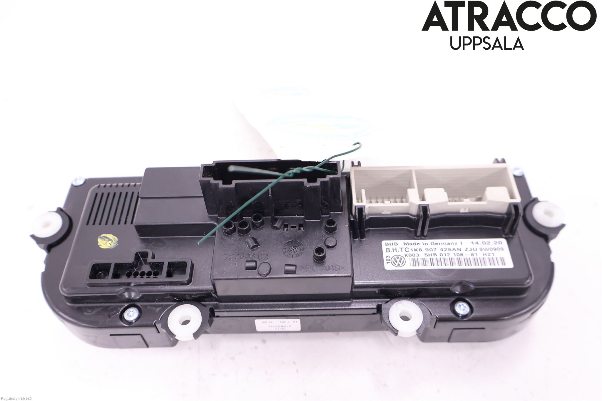 Volkswagen VW CADDY 16-20 Varme Ac Betjening-Display