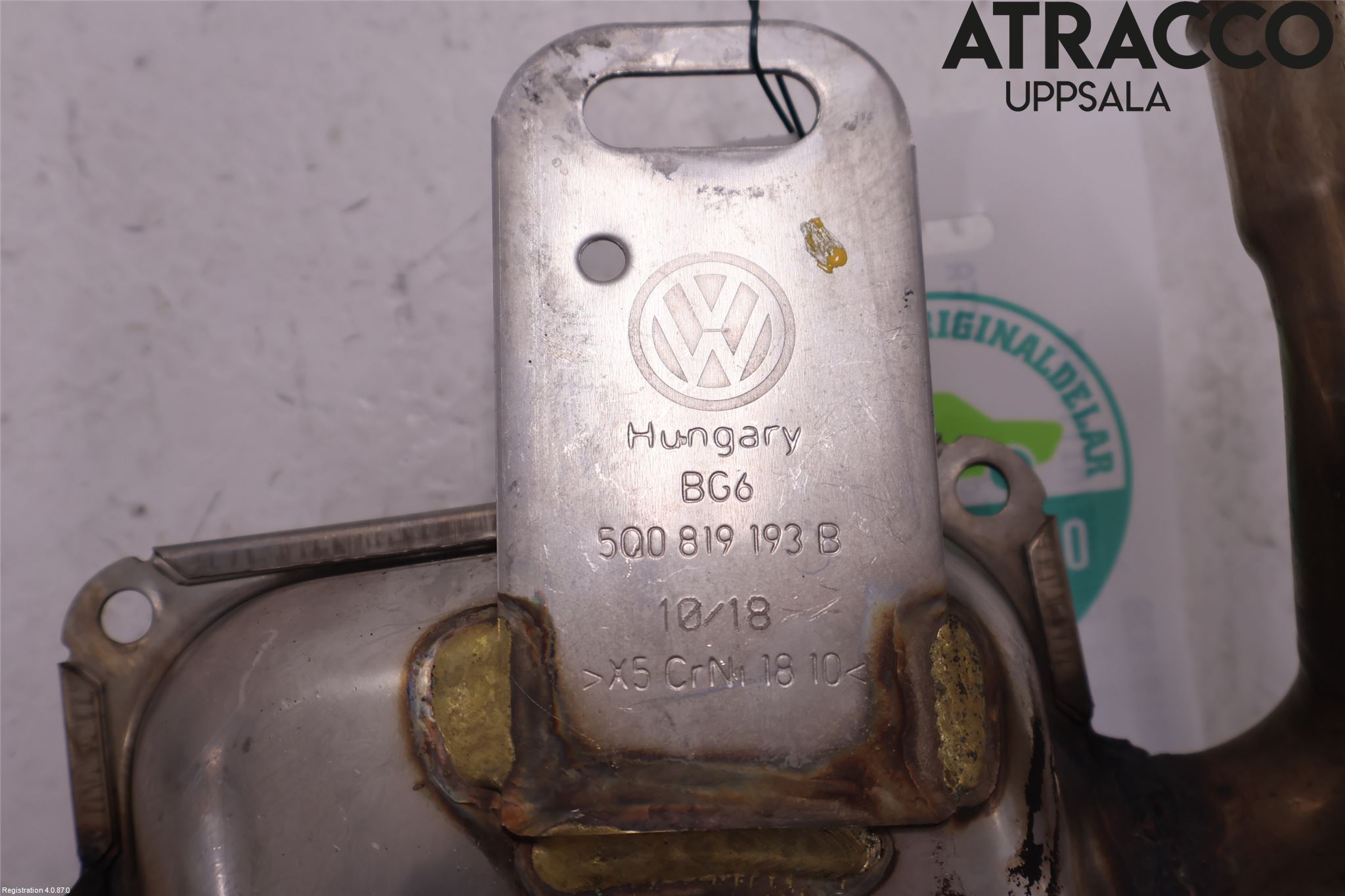 Volkswagen VW T-ROC 18- Eksos Foran-Mitt-Bak