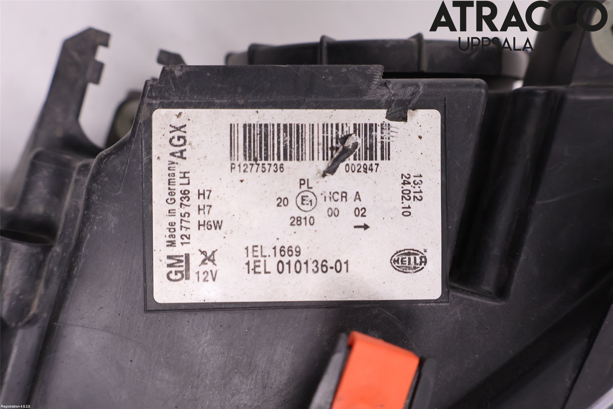 Saab 9-5 10-12 Frontlykt Venstre