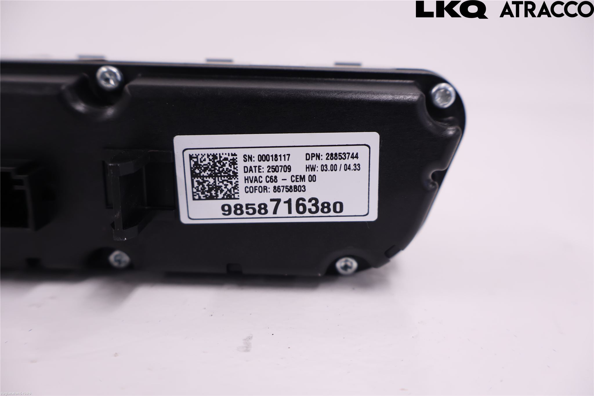 Opel MOKKA 21- Varme Ac Betjening-Display