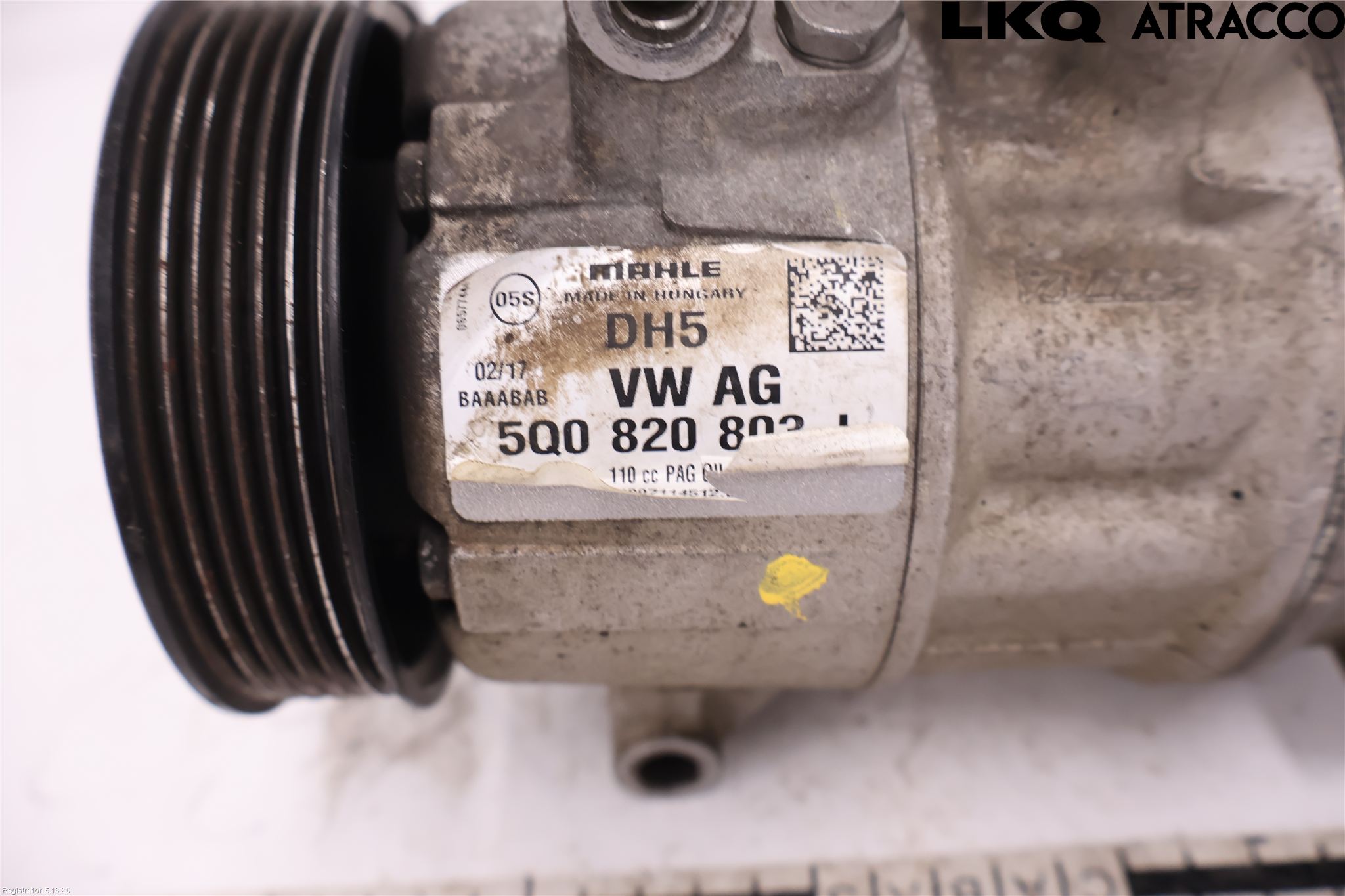 Volkswagen VW CADDY 16-20 Varme Ac Kompressor