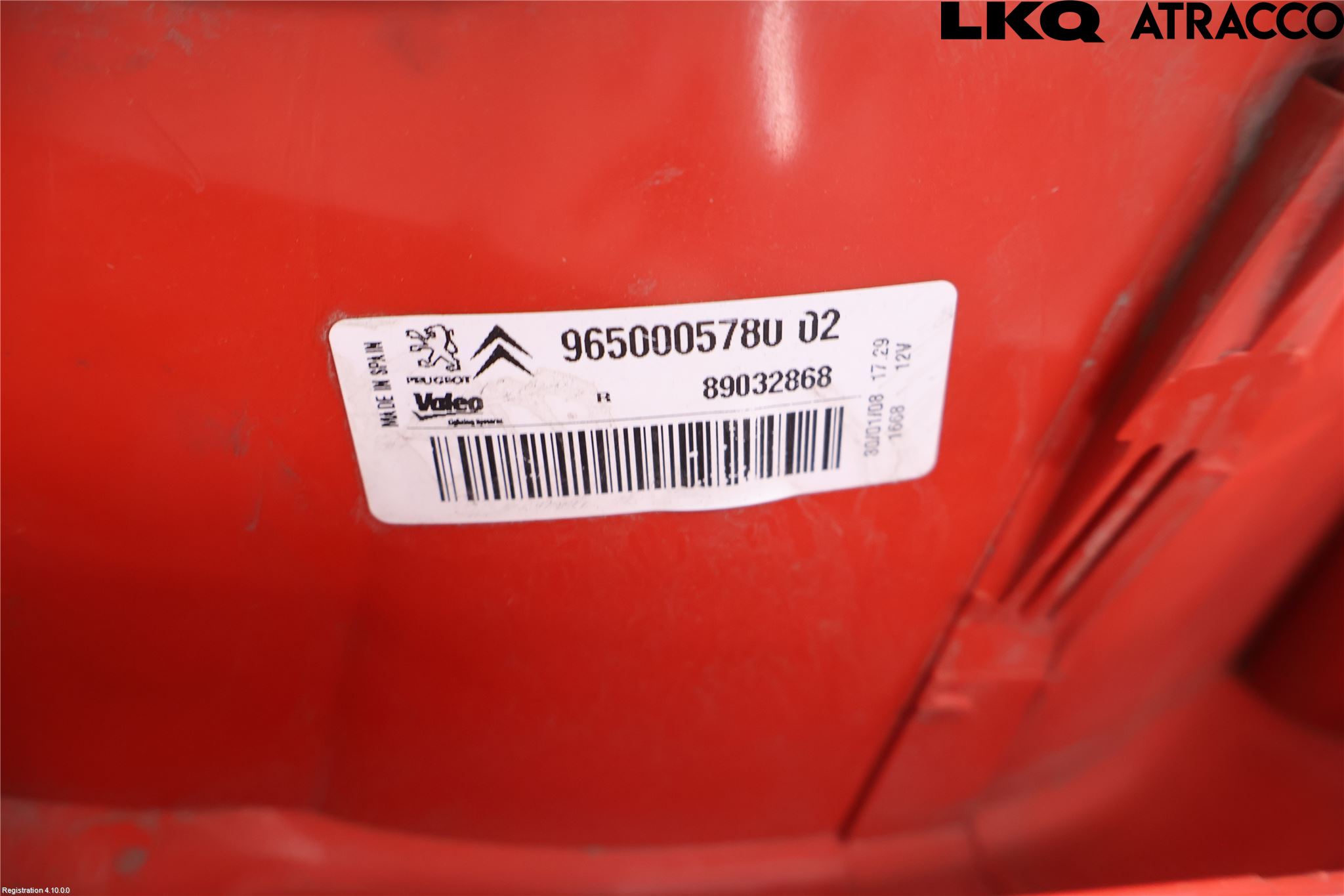 Citroen XSARA PICASSO Baklykt Høyre