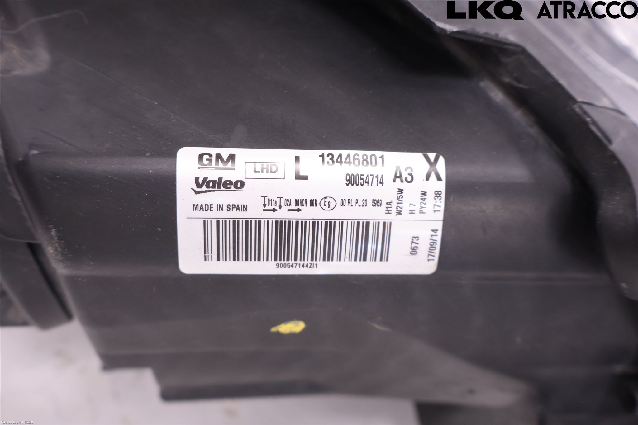 Opel CORSA D 07-14 Frontlykt Venstre