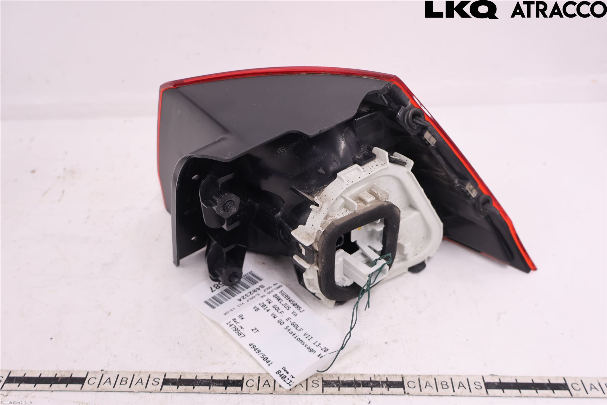 Volkswagen VW GOLF / E-GOLF VII 13-20 Baklykt Venstre
