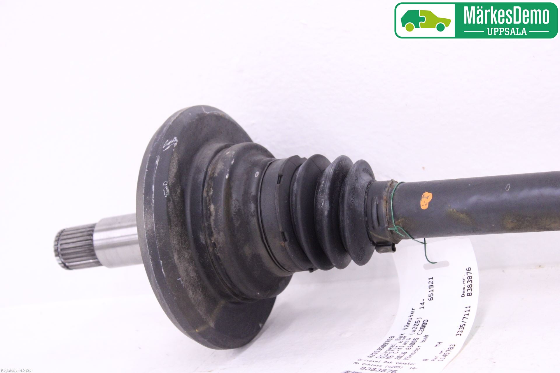 Mercedes-Benz MB C-KLASS (W205) 14-21 Drivaksel Bak Kompl Venstre