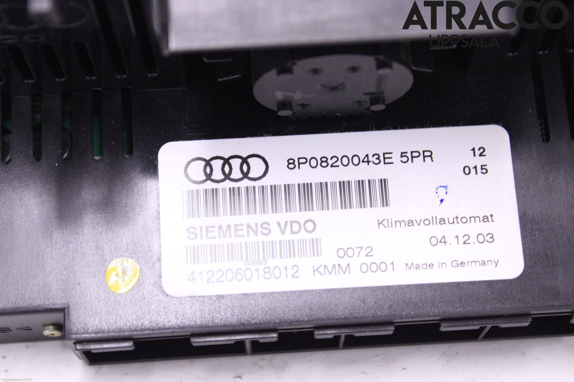 Audi A3/S3     04-05 Varme Ac Betjening-Display