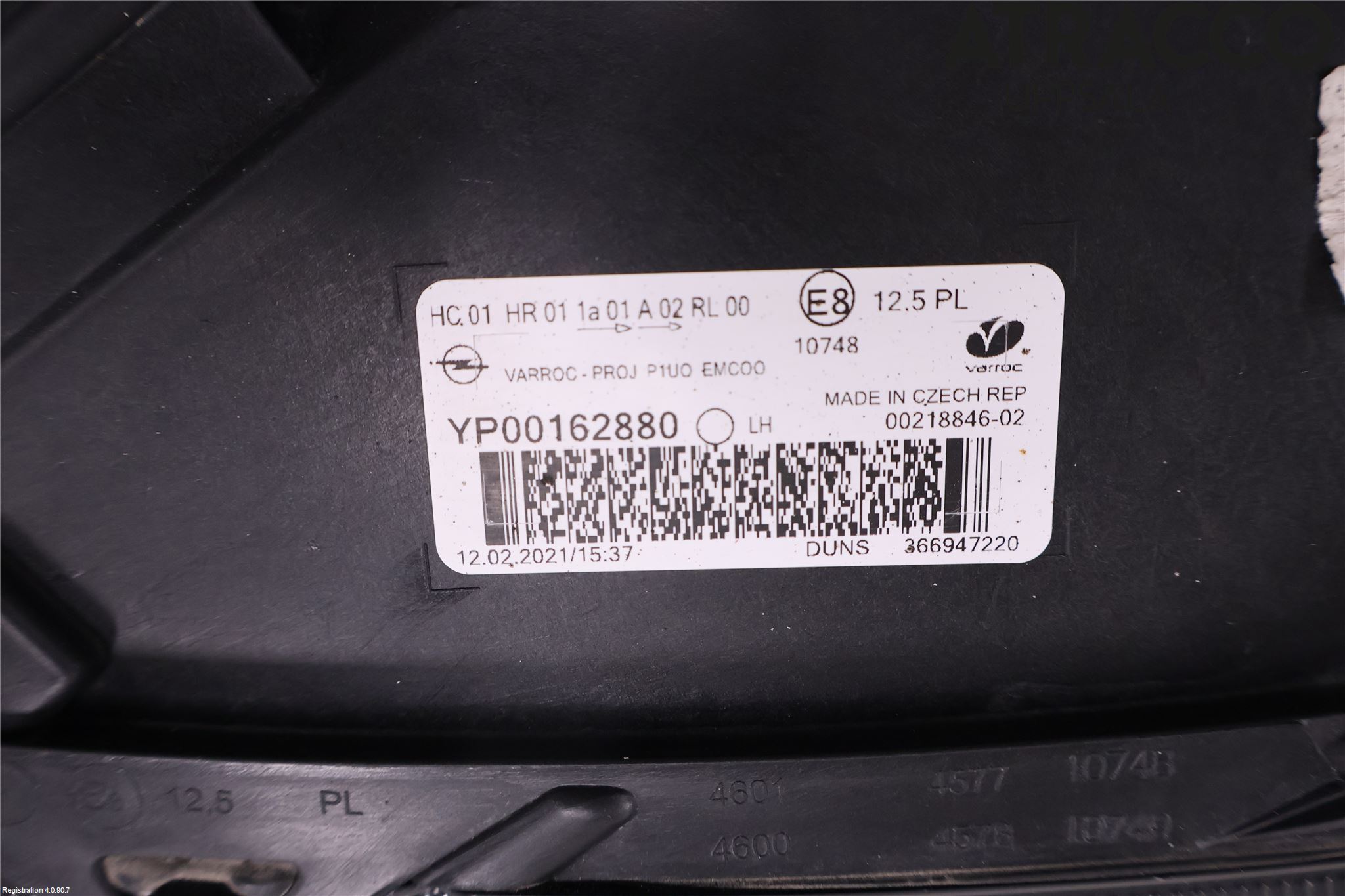 Opel GRANDLAND X 18- Frontlykt Venstre