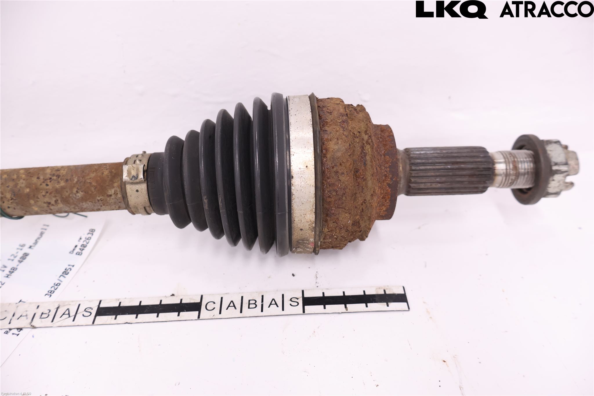 Renault CLIO IV 12-16 Drivaksel Foran Kompl Venstre