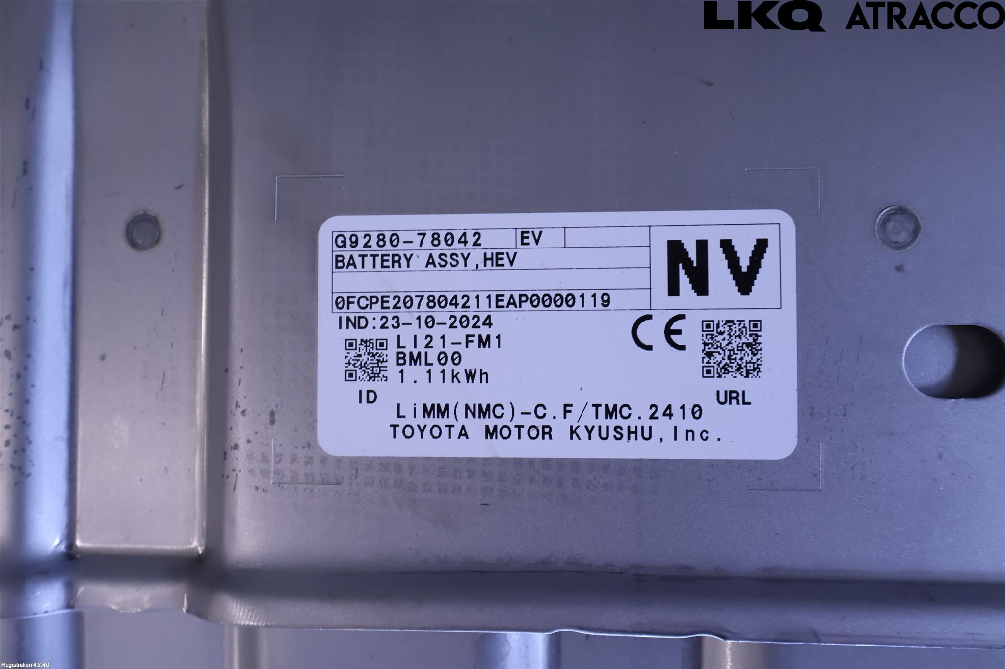 Lexus NX 340h/450h+ 21- Hybrid Batteri