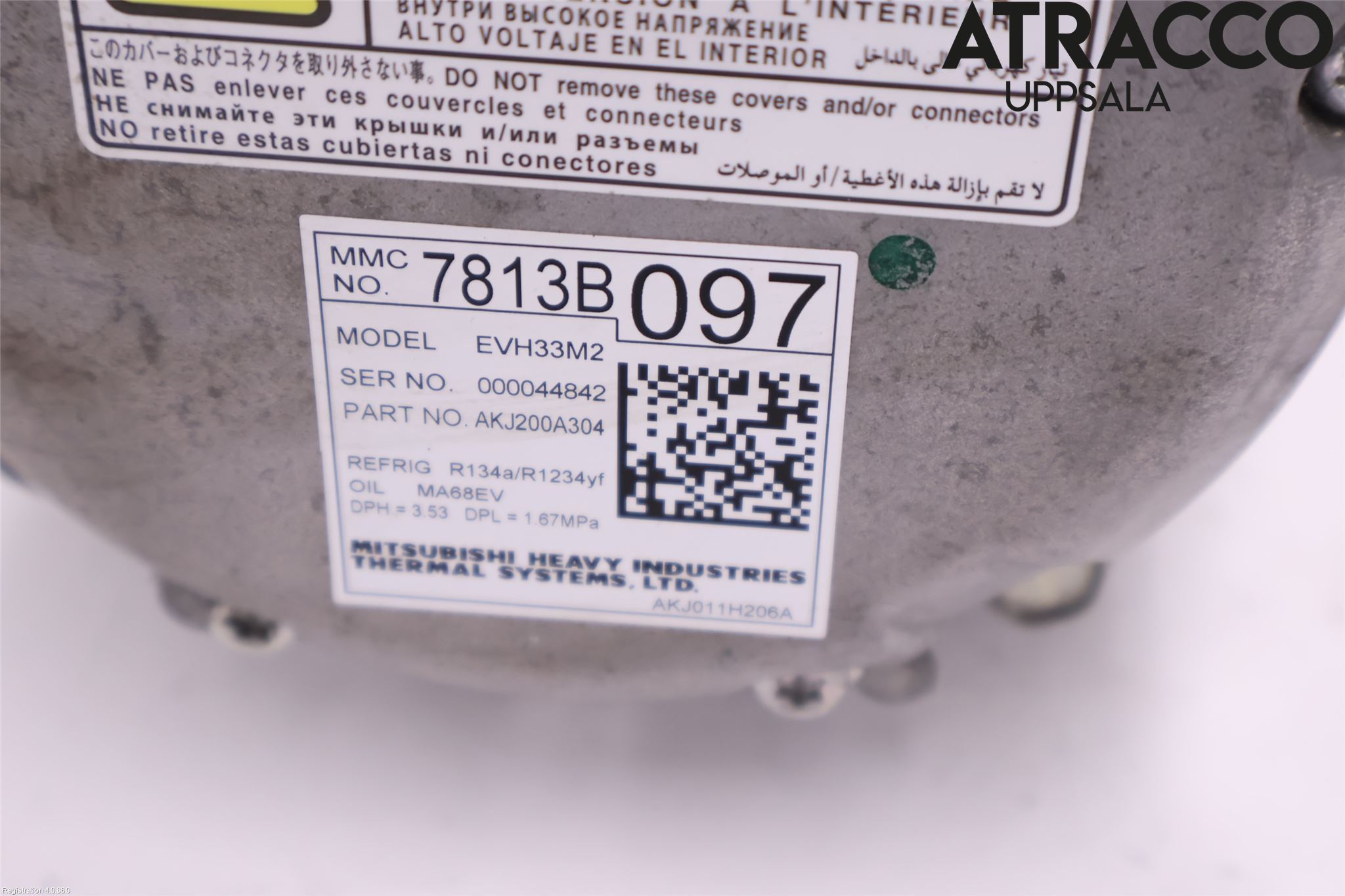 Mitsubishi OUTLANDER 13-21 Varme Ac Kompressor