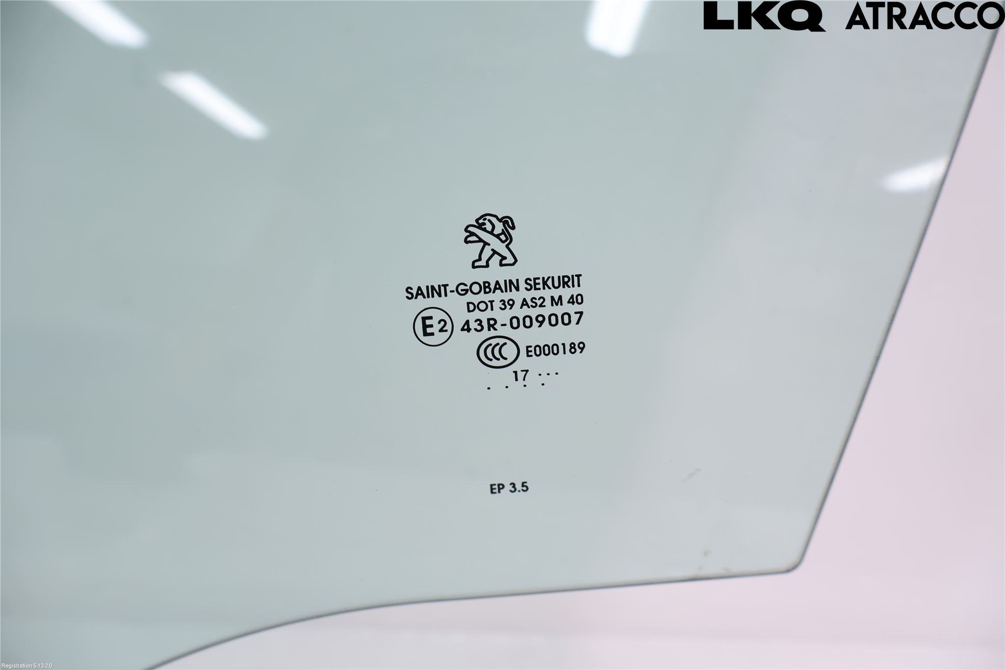 Peugeot 2008 13-20 Dørrute Foran Venstre 4 Dørs