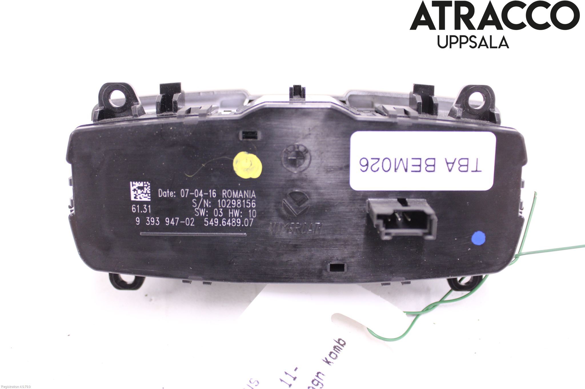 BMW 1 F20/F21 11-19 Bryter Hovedlys