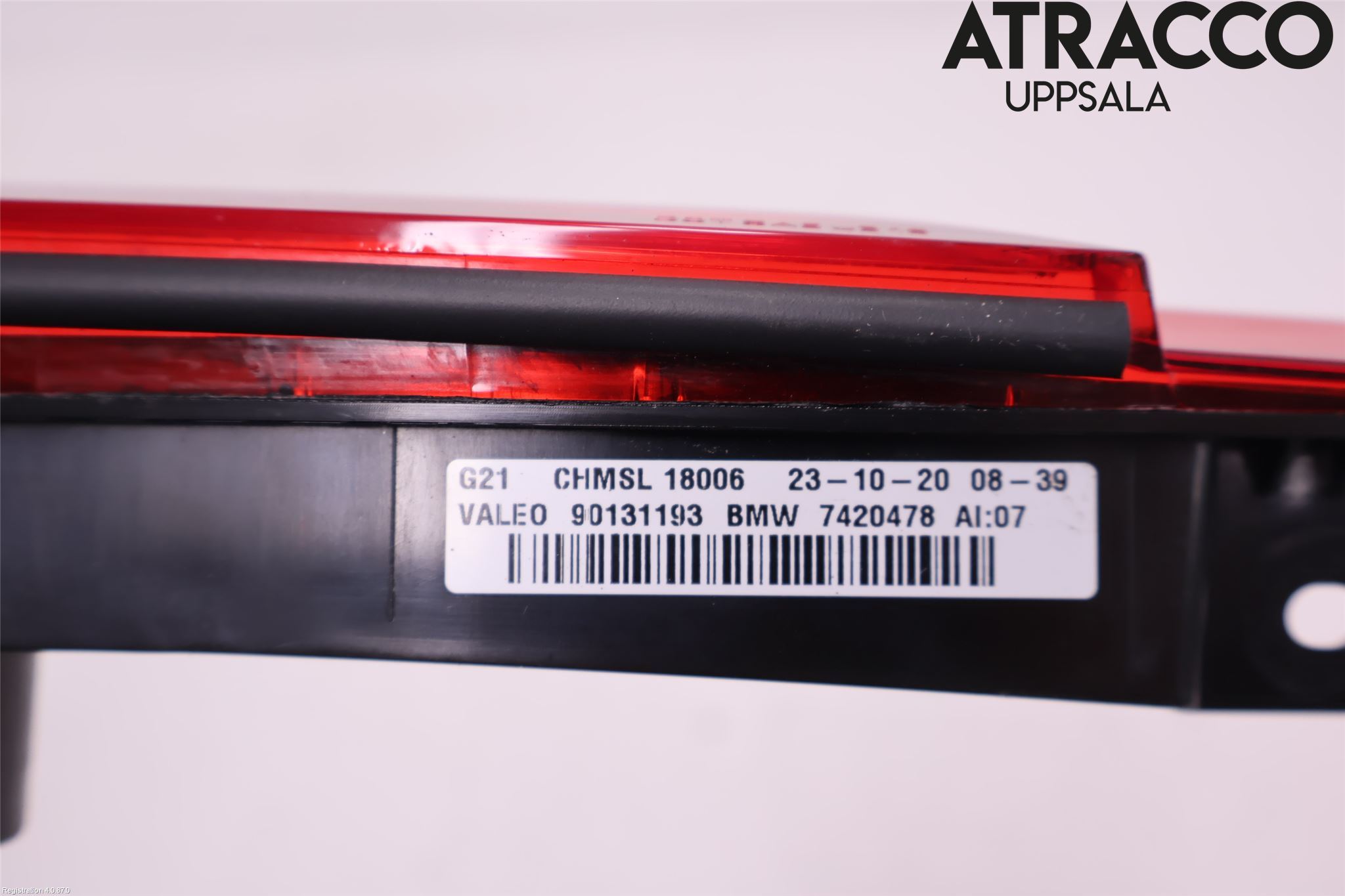 BMW 3 G20/G21/G80/G81 19- Bremselys Bakrute