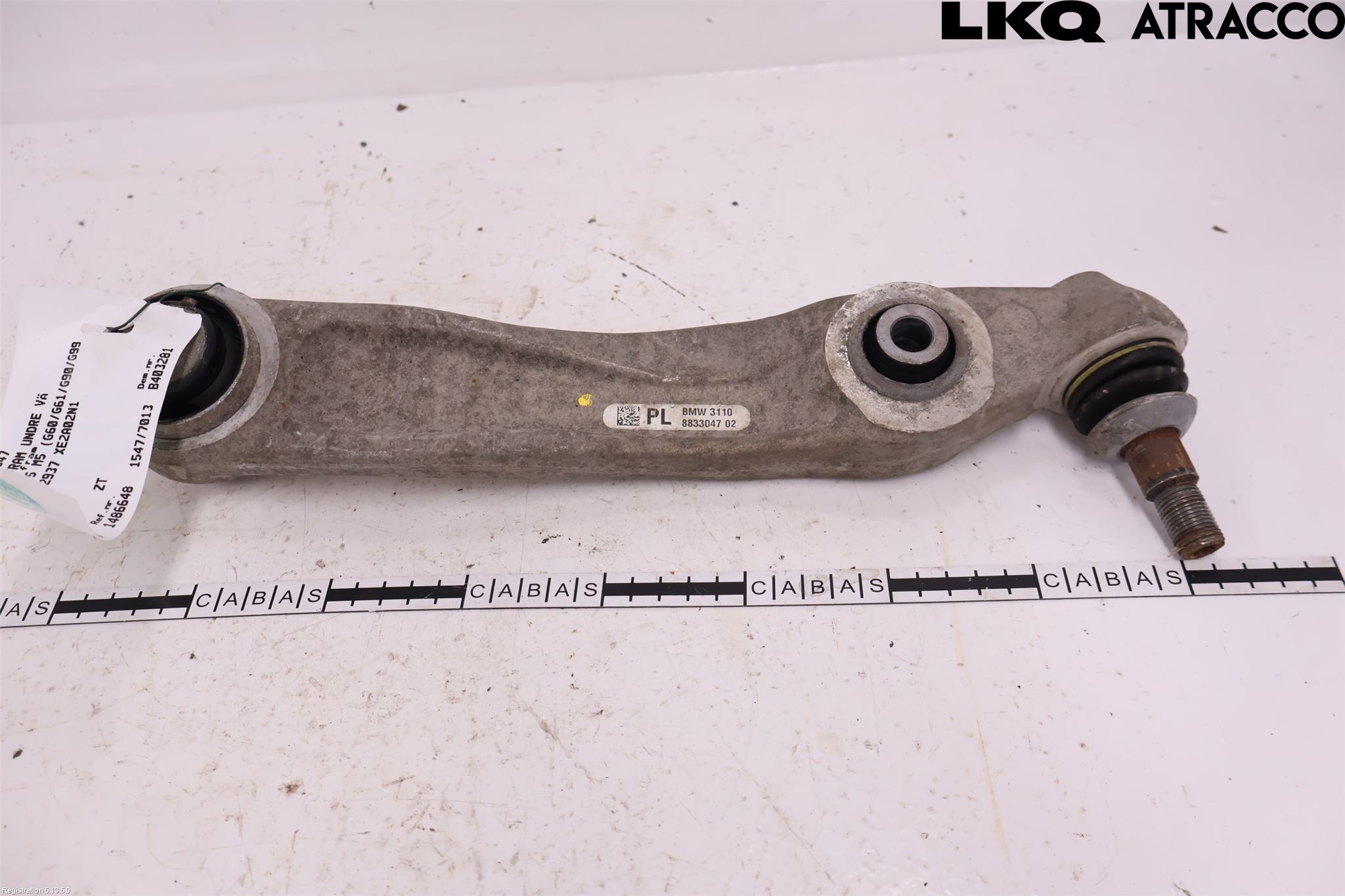BMW 5/i5 G60/G61 24- Bærearm Foran Venstre Nedre