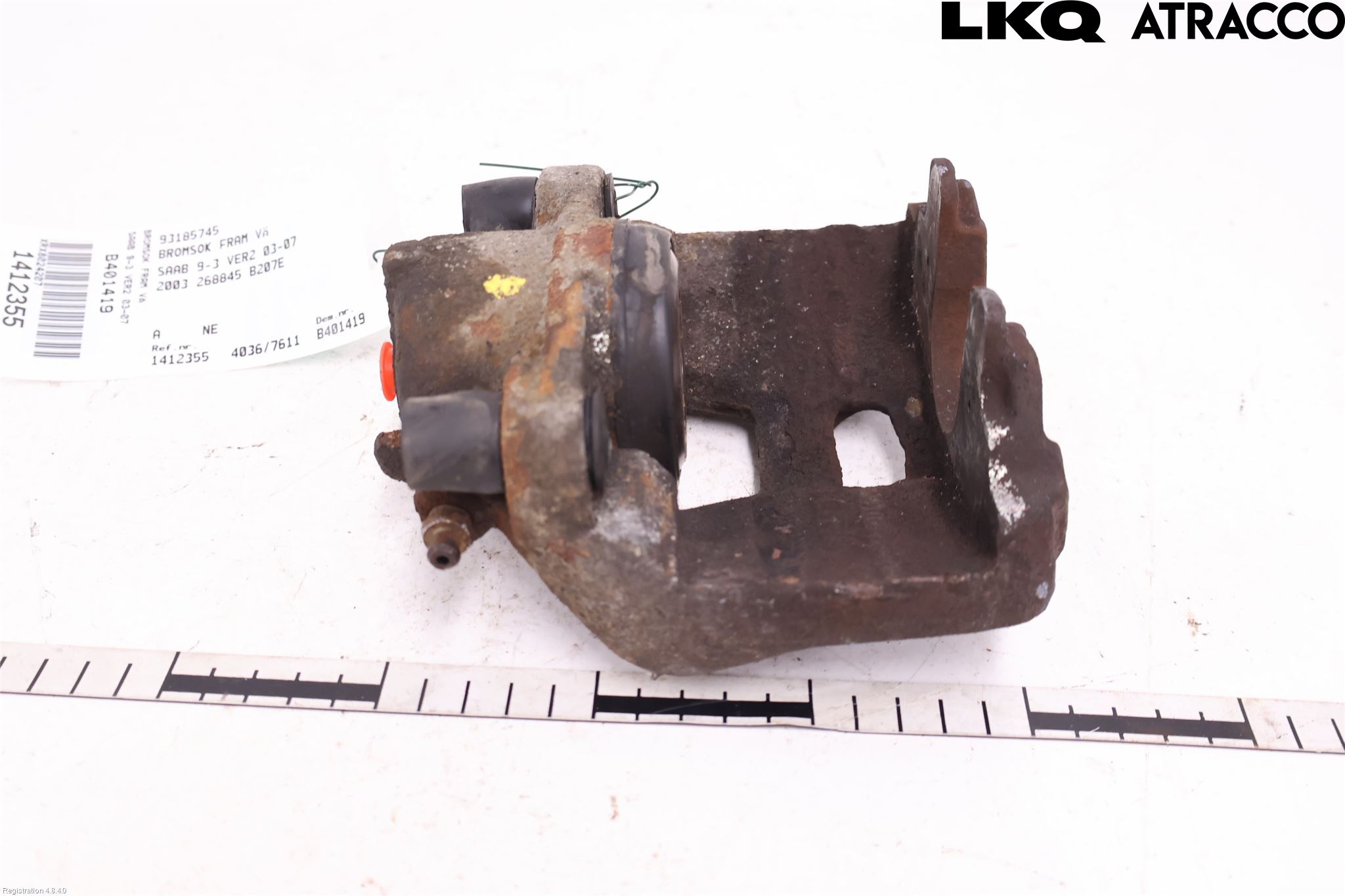Saab 9-3 VER 2 Bremsecaliper Foran Venstre