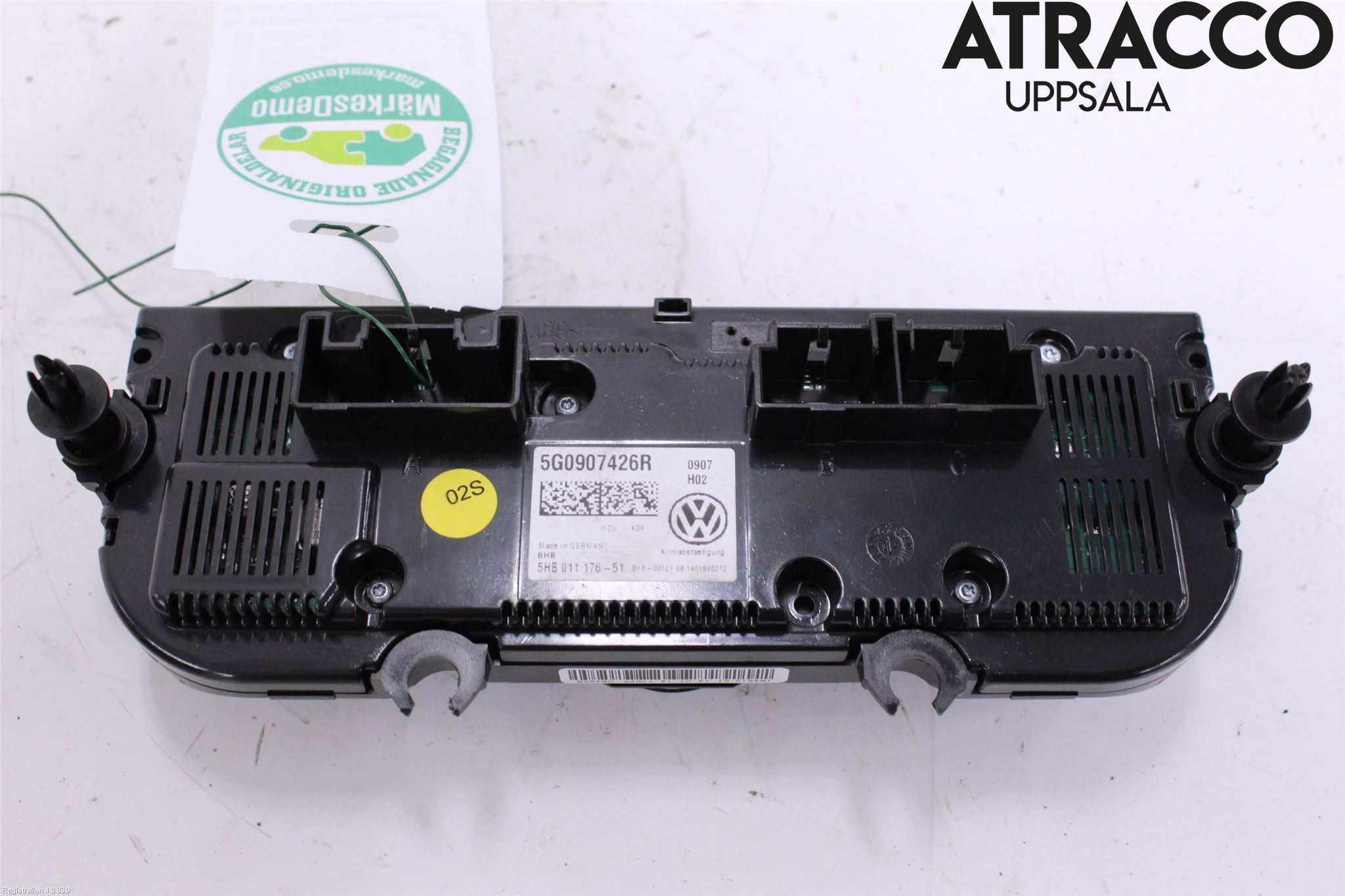 Volkswagen VW GOLF / E-GOLF VII 13-20 Varme Ac Betjening-Display