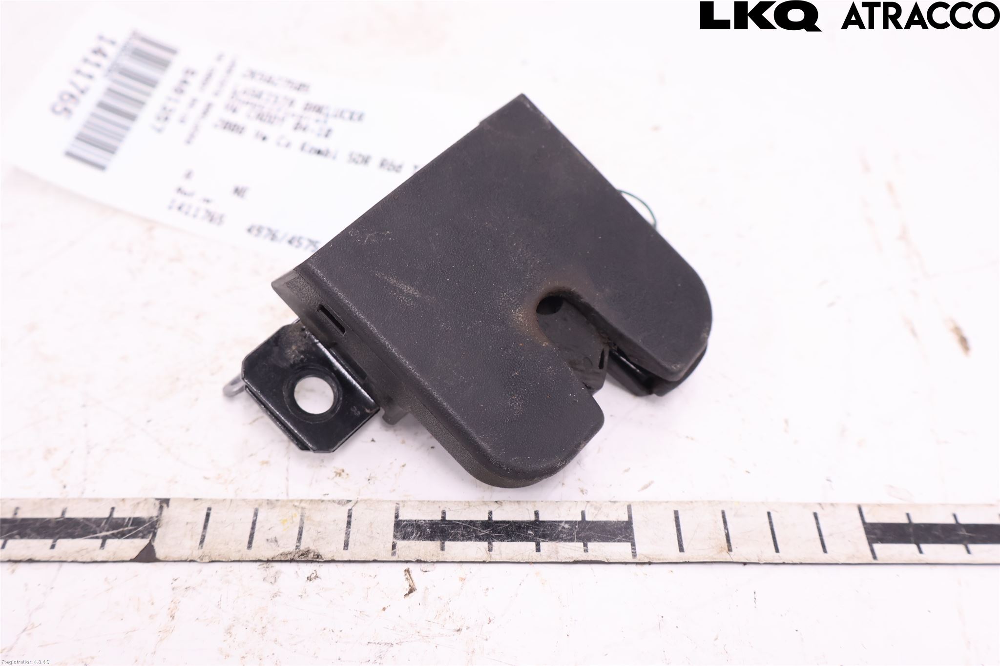 Volkswagen VW CADDY      04-10 Bakluke-Lokk Låsekasse