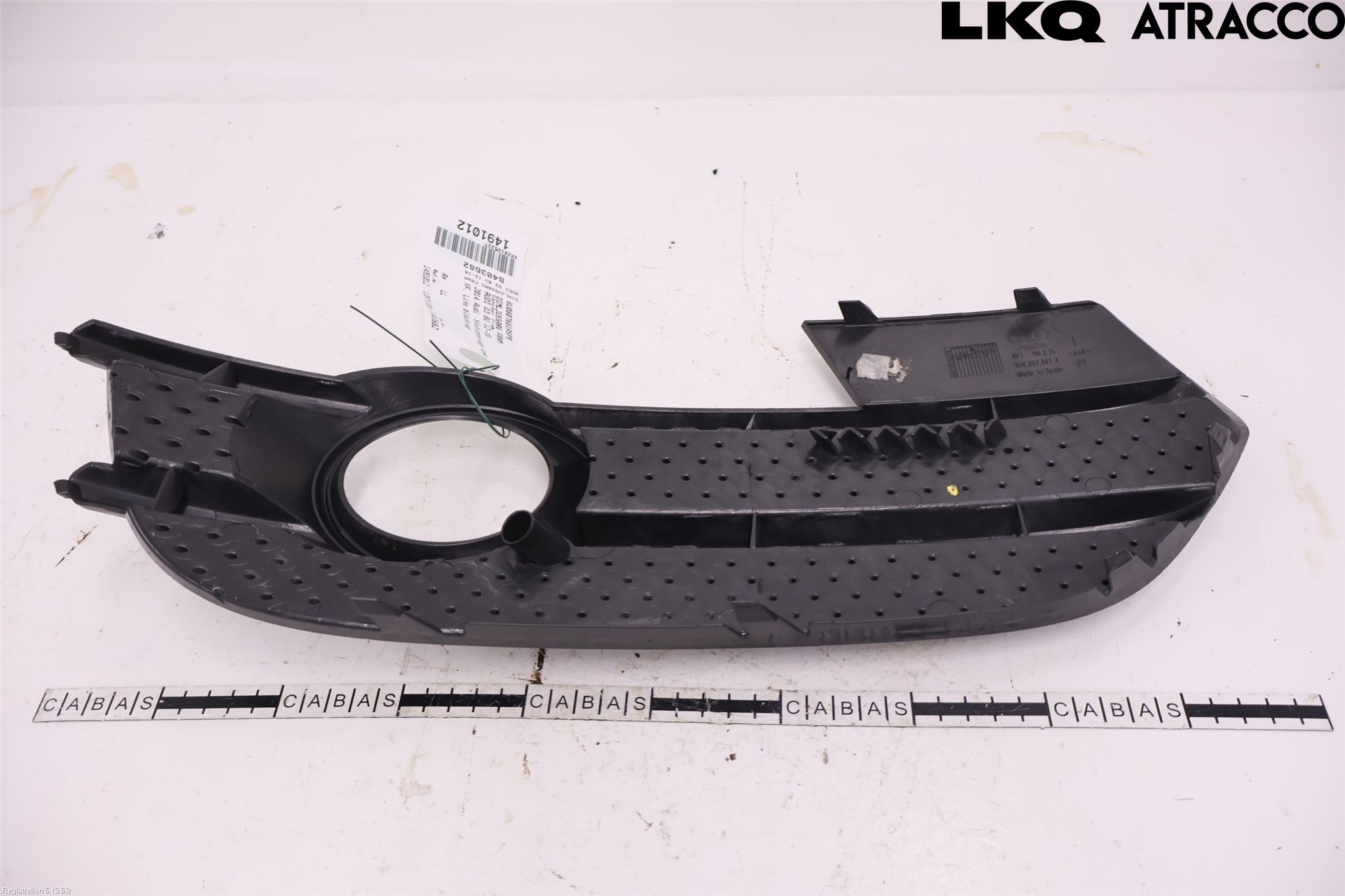 Audi Q3 8U 12-18 Frontlykt Kurve-Tåkelys Ramme