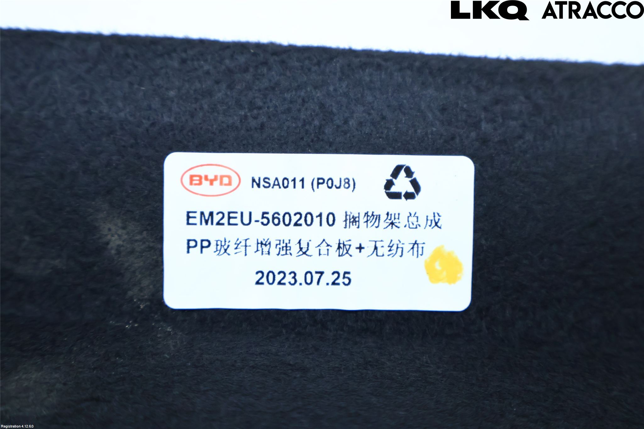 BYD DOLPHIN 21- Innr Hattehylle