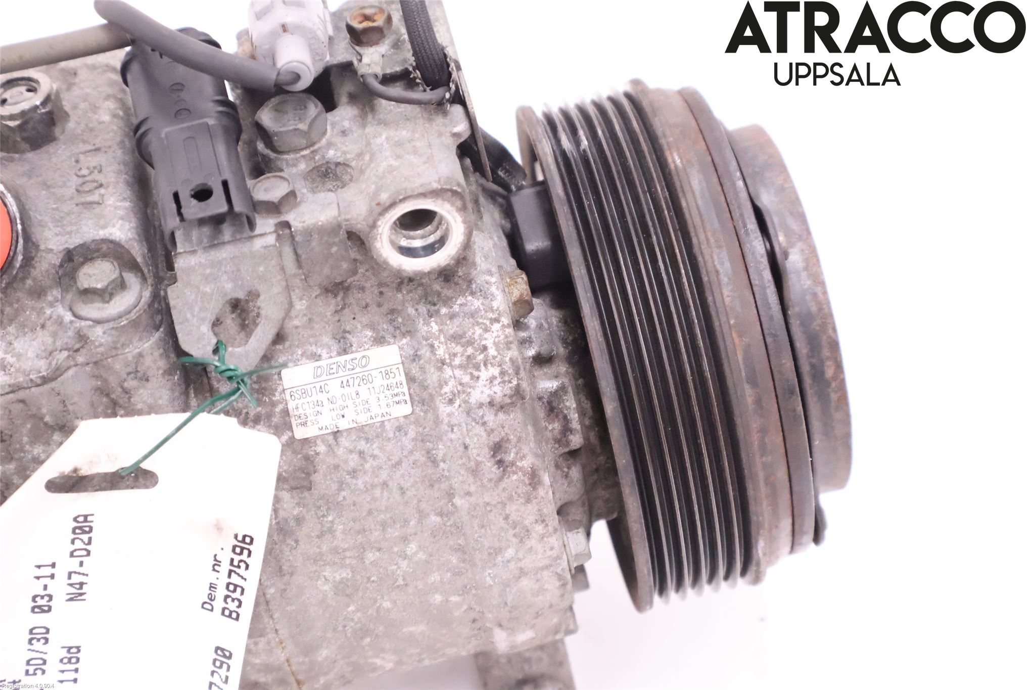 BMW 1 E87/81 5D/3D 03-11 Varme Ac Kompressor