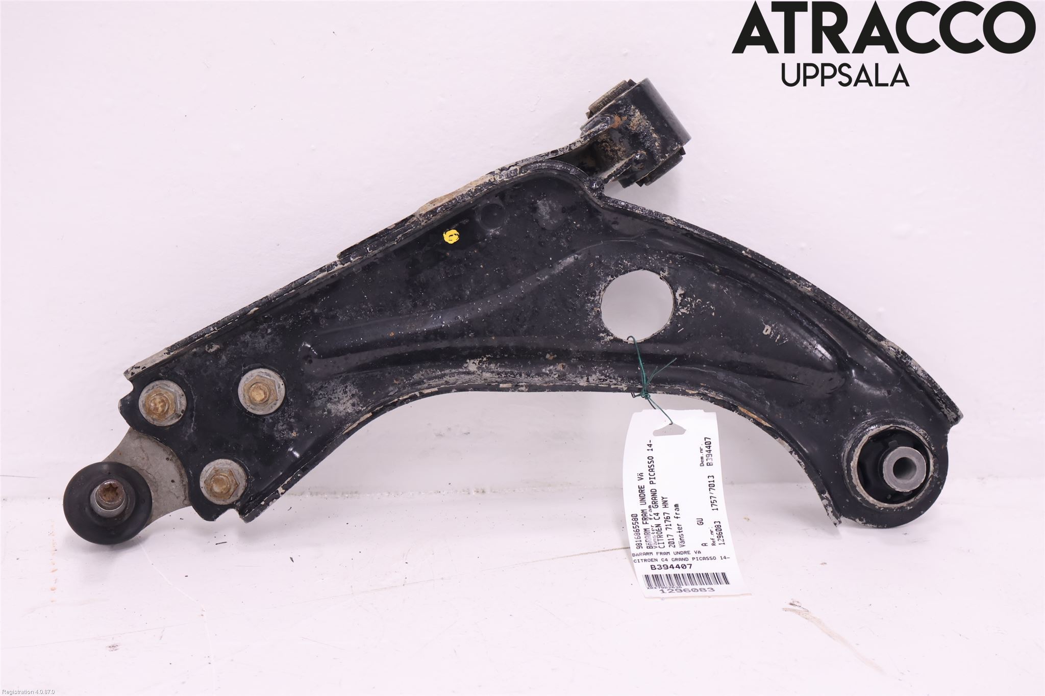 Citroen C4 GRAND PICASSO 14-18 Bærearm Foran Venstre Nedre