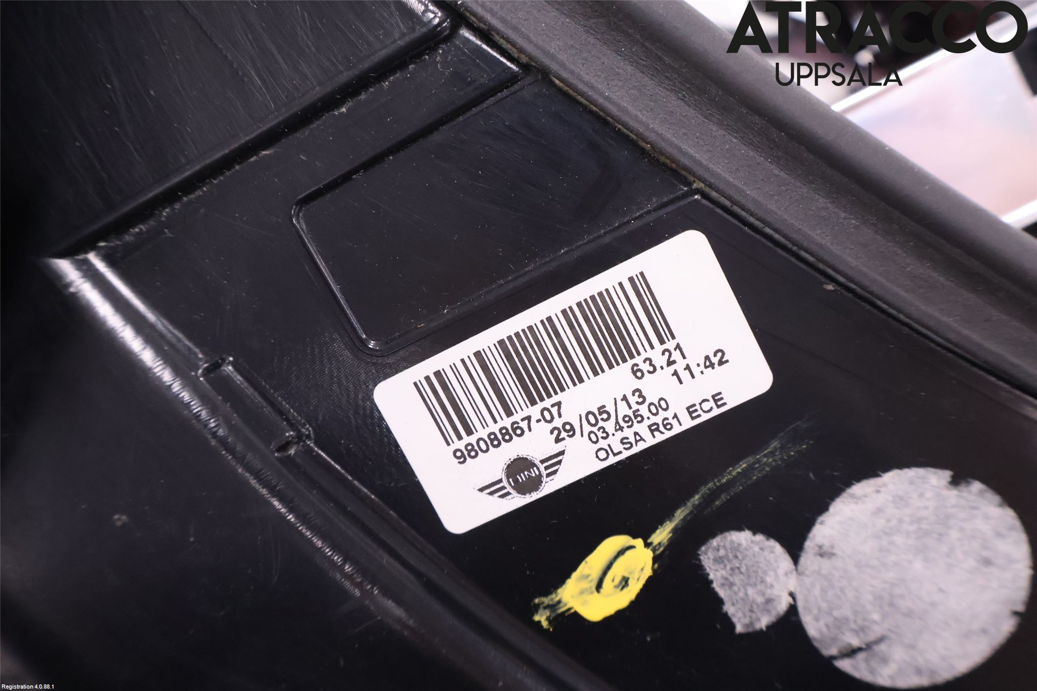 Mini PACEMAN R61 12-17 Baklykt Venstre