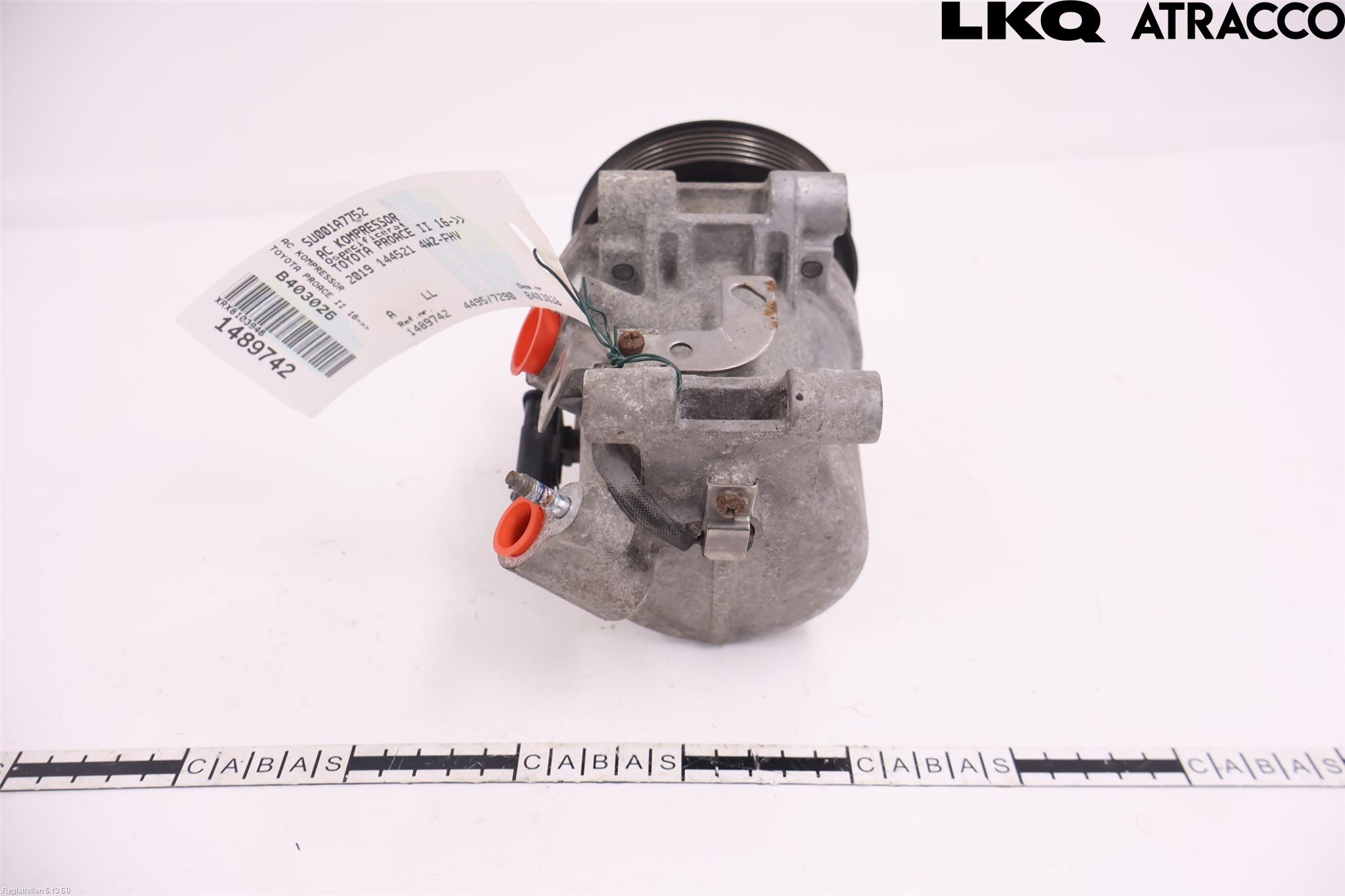 Toyota PROACE II 16- Varme Ac Kompressor