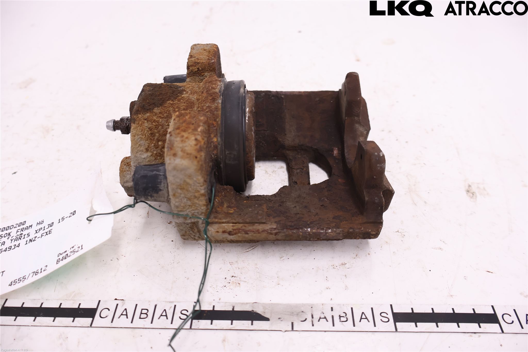 Toyota YARIS XP130 15-20 Bremsecaliper Foran Høyre