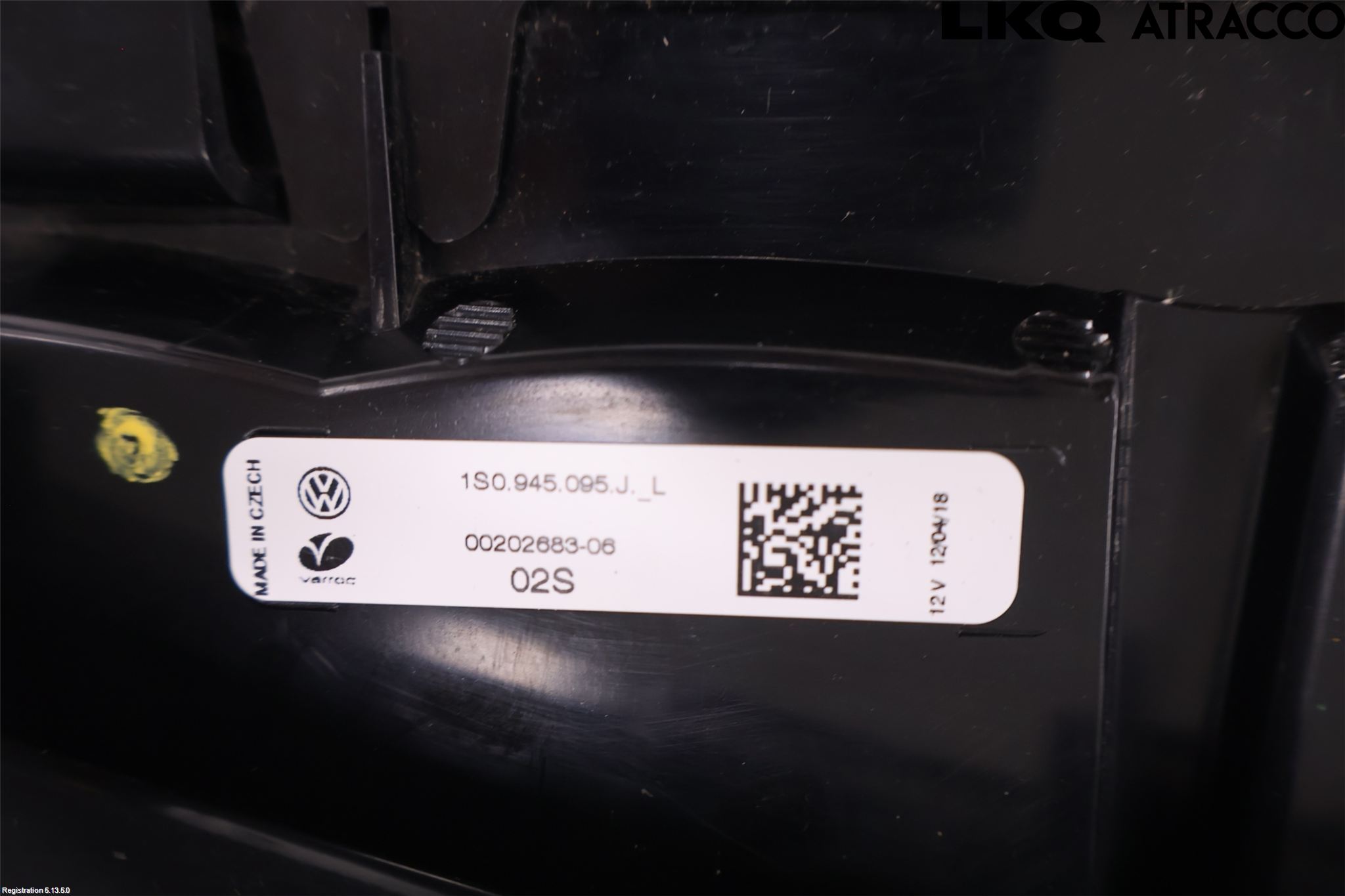 Volkswagen VW UP! / E-UP! Baklykt Venstre