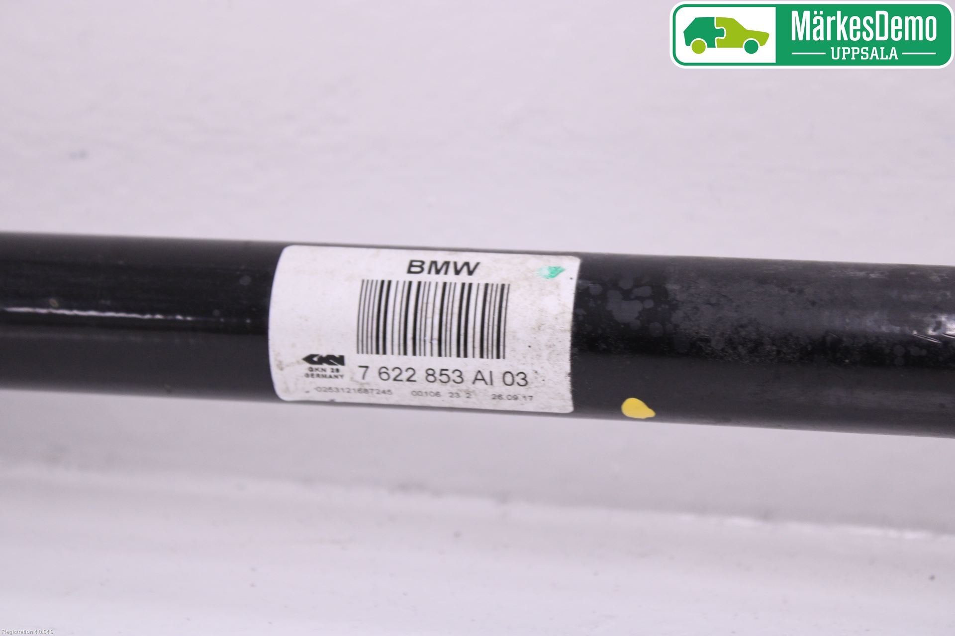 BMW 3 F30/F31/F80 12-19 Drivaksel Bak Kompl Venstre