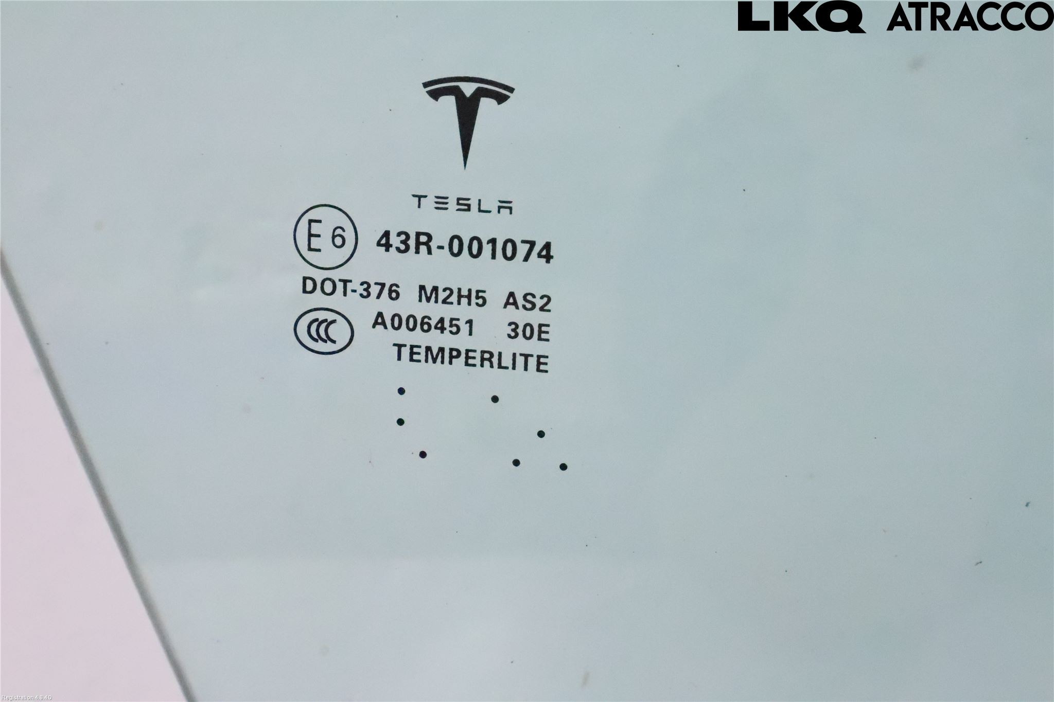 Tesla MODEL S 13- Dørrute Foran Høyre 4 Dørs