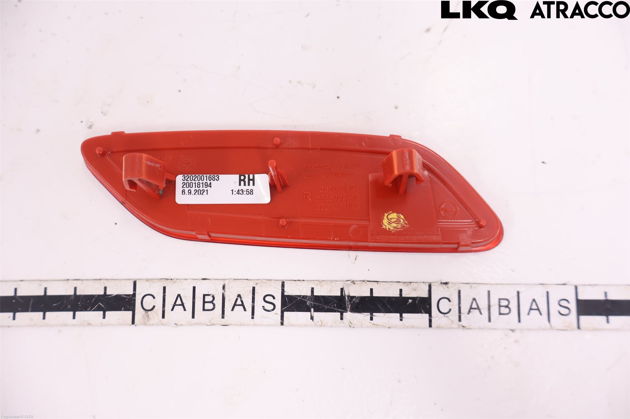 Opel CORSA F, CORSA-E 20- Refleks Bak