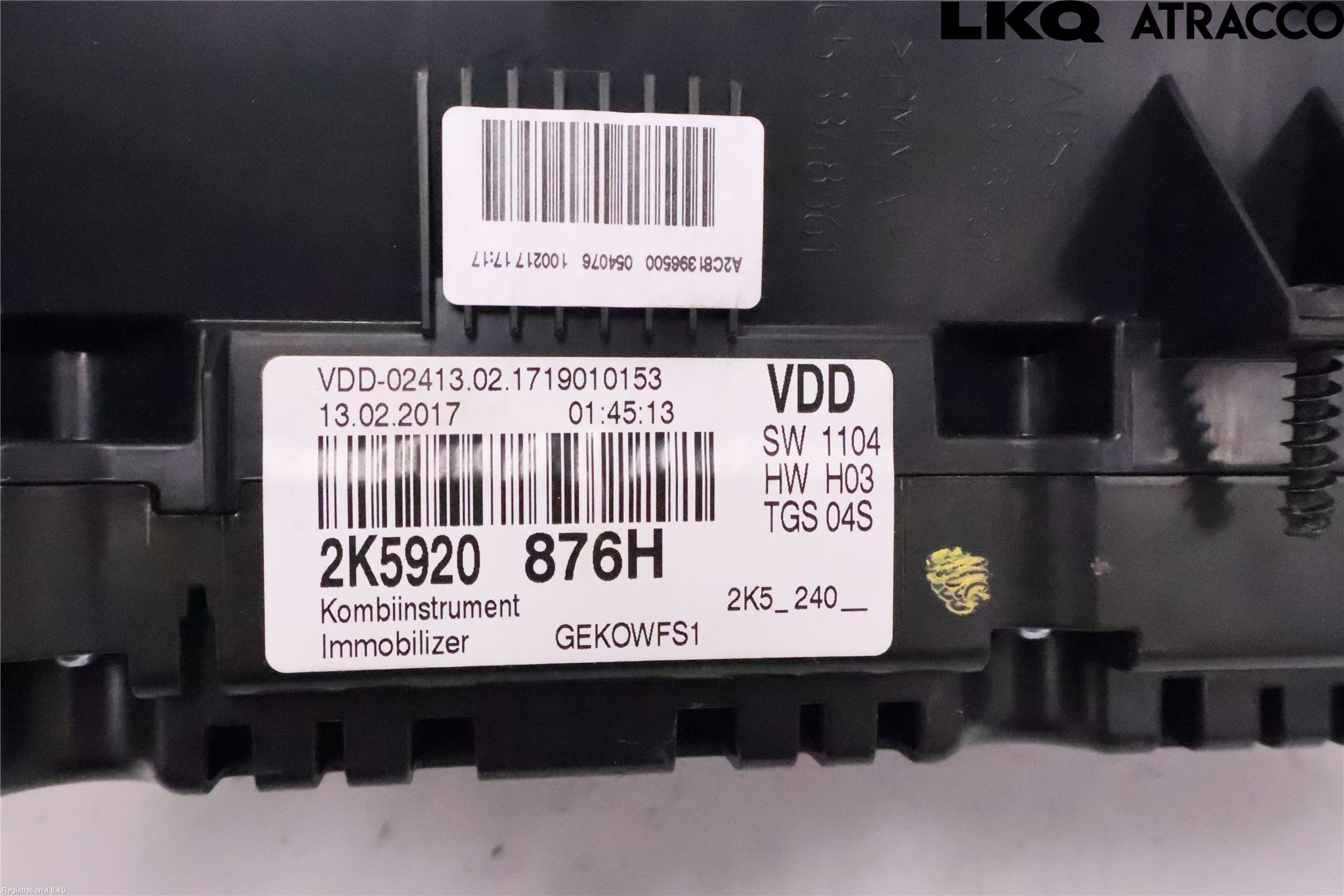 Volkswagen VW CADDY 16-20 Instr Kombinert