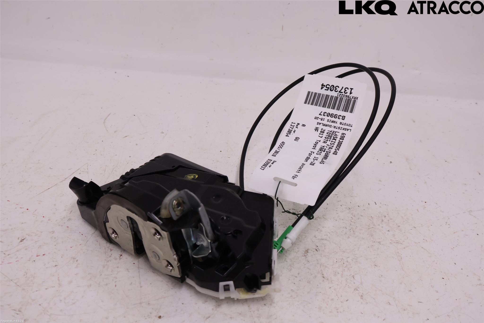 Toyota YARIS XP130 15-20 Dørlås - Låsekasse