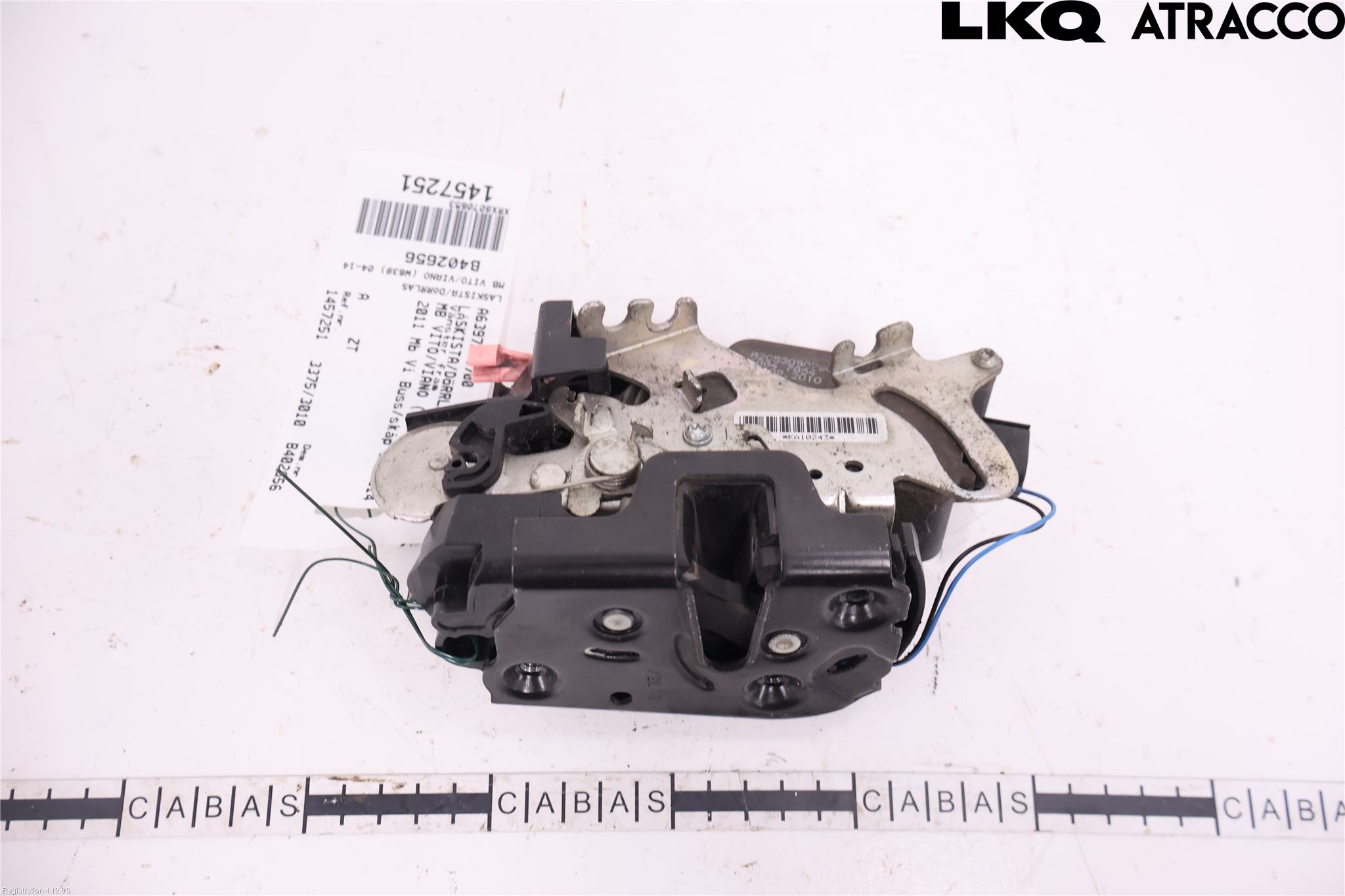 Mercedes-Benz MB VITO/VIANO (W639) 04-14 Dørlås - Låsekasse