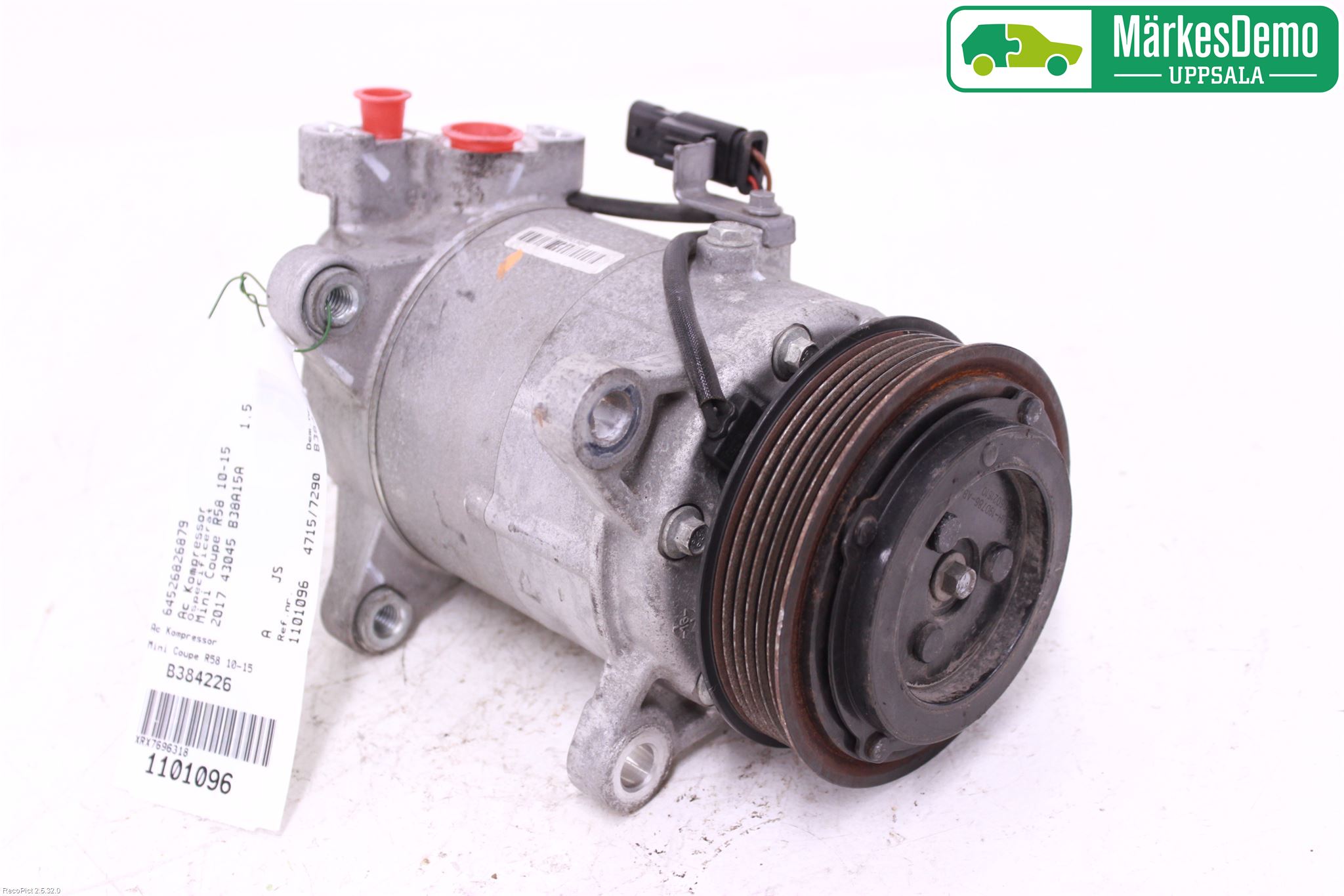 Mini ONE/COOPER 5DR F55 14-24 Varme Ac Kompressor
