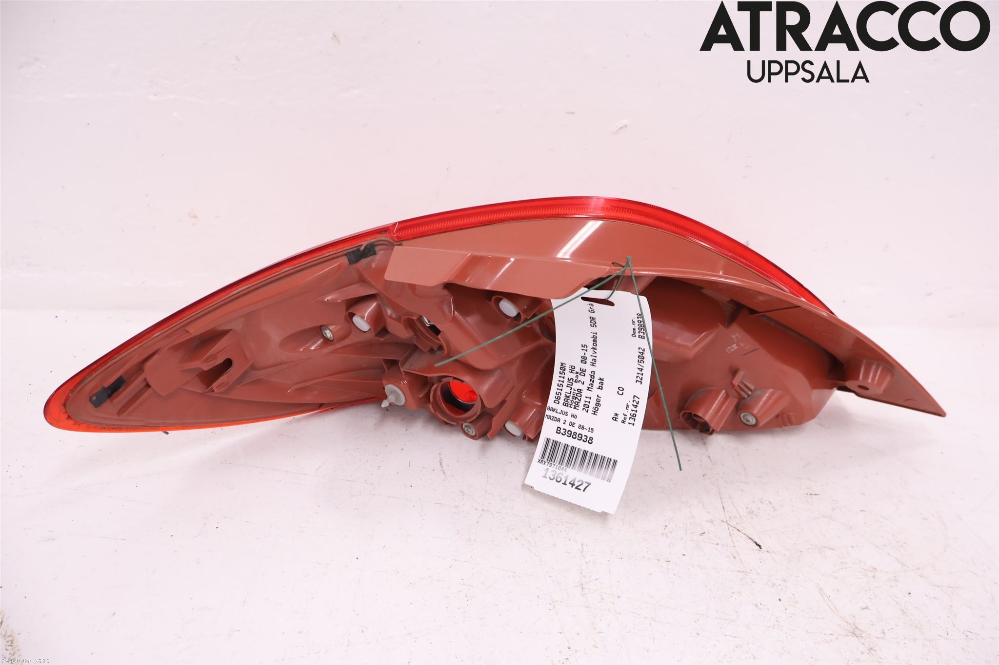 Mazda 2 (DE) 08-15 Baklykt Høyre