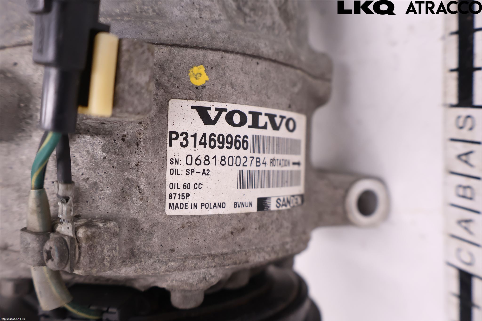 Volvo V90 17->> Varme Ac Kompressor