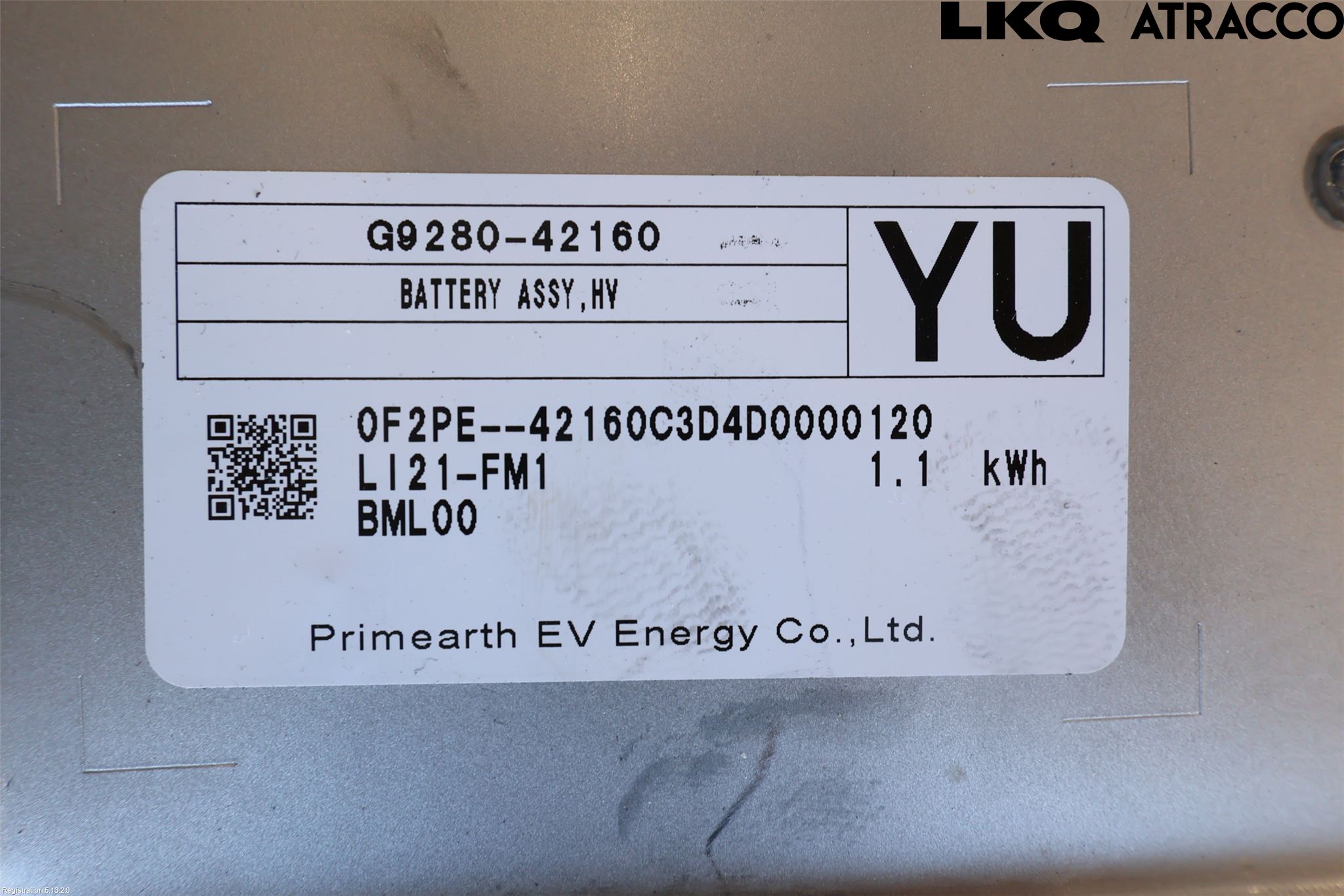 Toyota RAV4 19- Hybrid Batteri