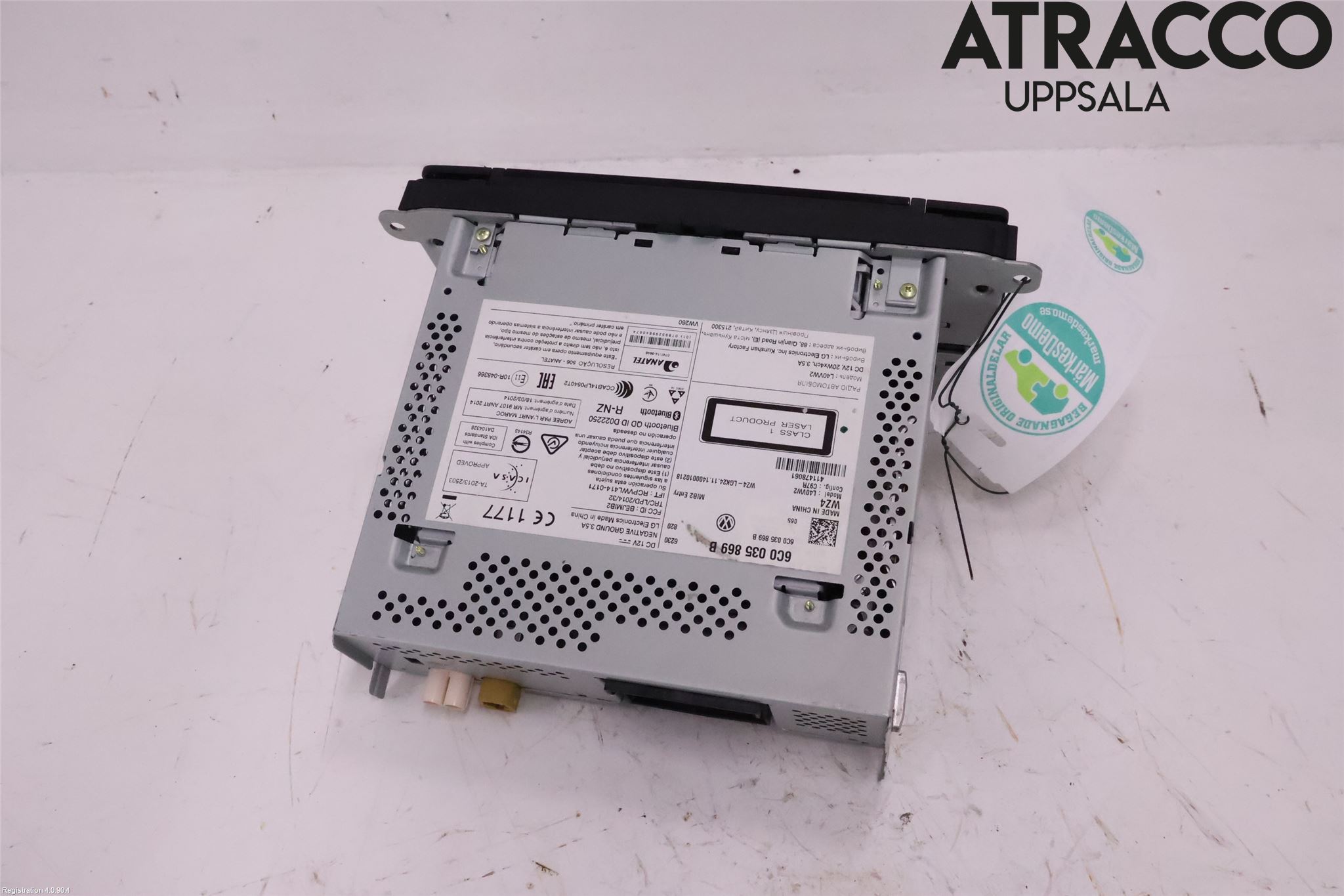 Volkswagen VW POLO 10-17 Stereo Radio Med Cd