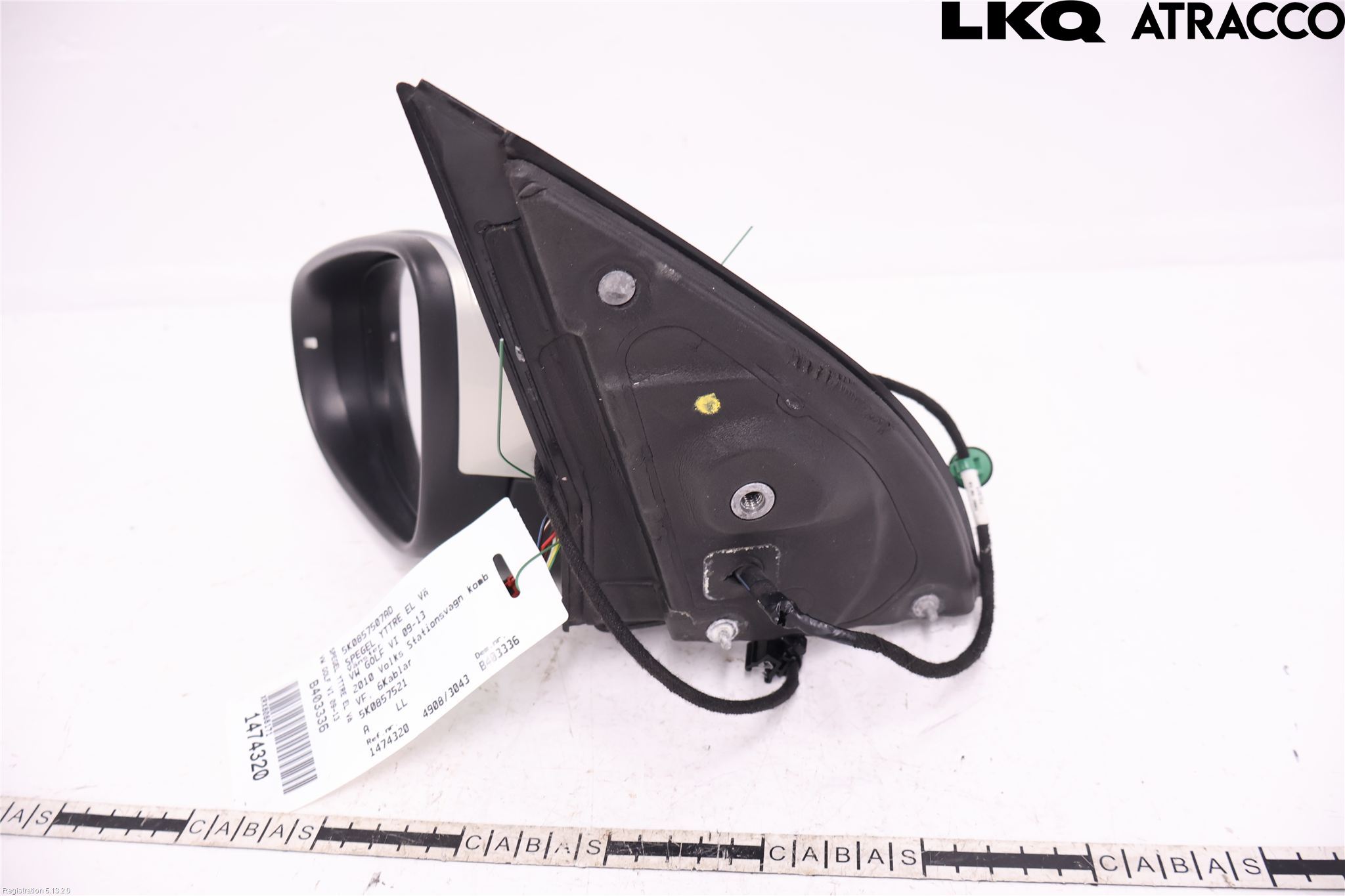 Volkswagen VW GOLF VI 09-13 Speil V M-El Justering
