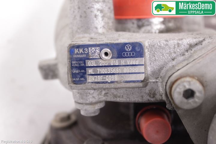 Volkswagen VW POLO 10-17 Turboaggregat