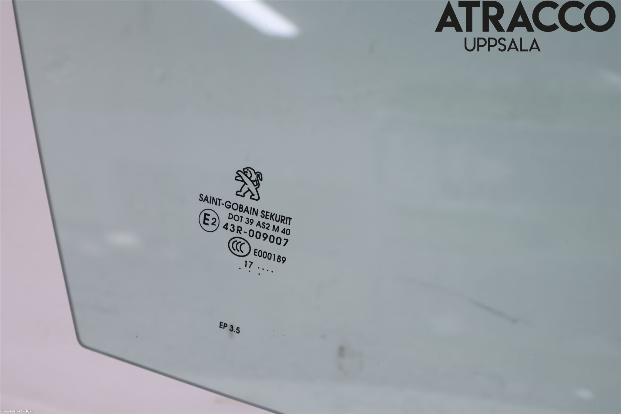 Peugeot 2008 13-20 Dørrute Foran Høyre 4 Dørs