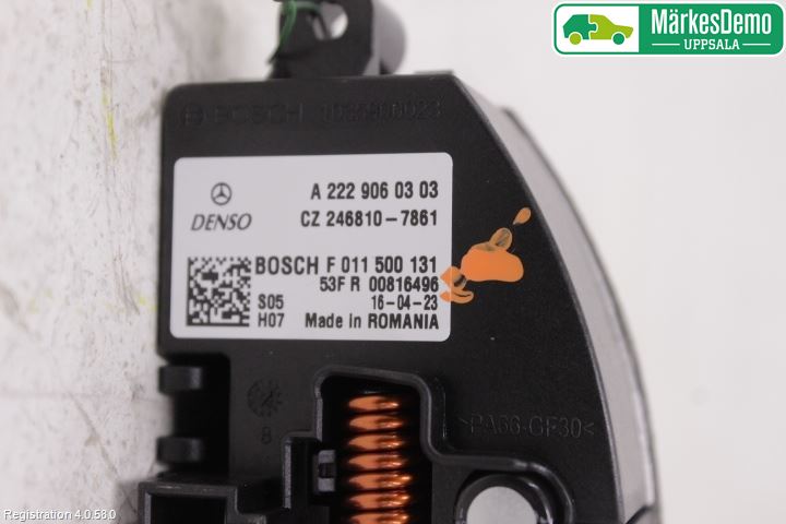 Mercedes-Benz MB A-KLASS (W176) 13-18 Varmeapparat Viftemotstand