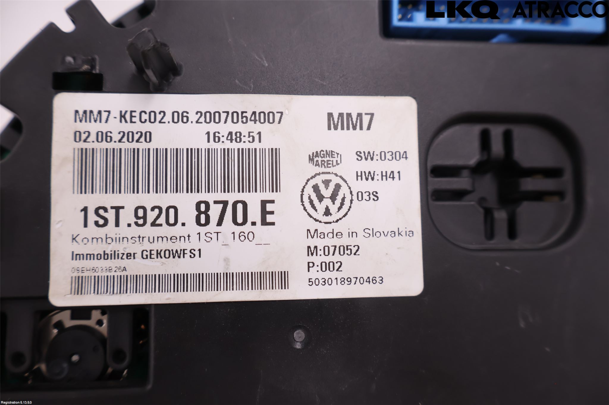 Skoda CITIGO / CITIGO E IV Instr Kombinert