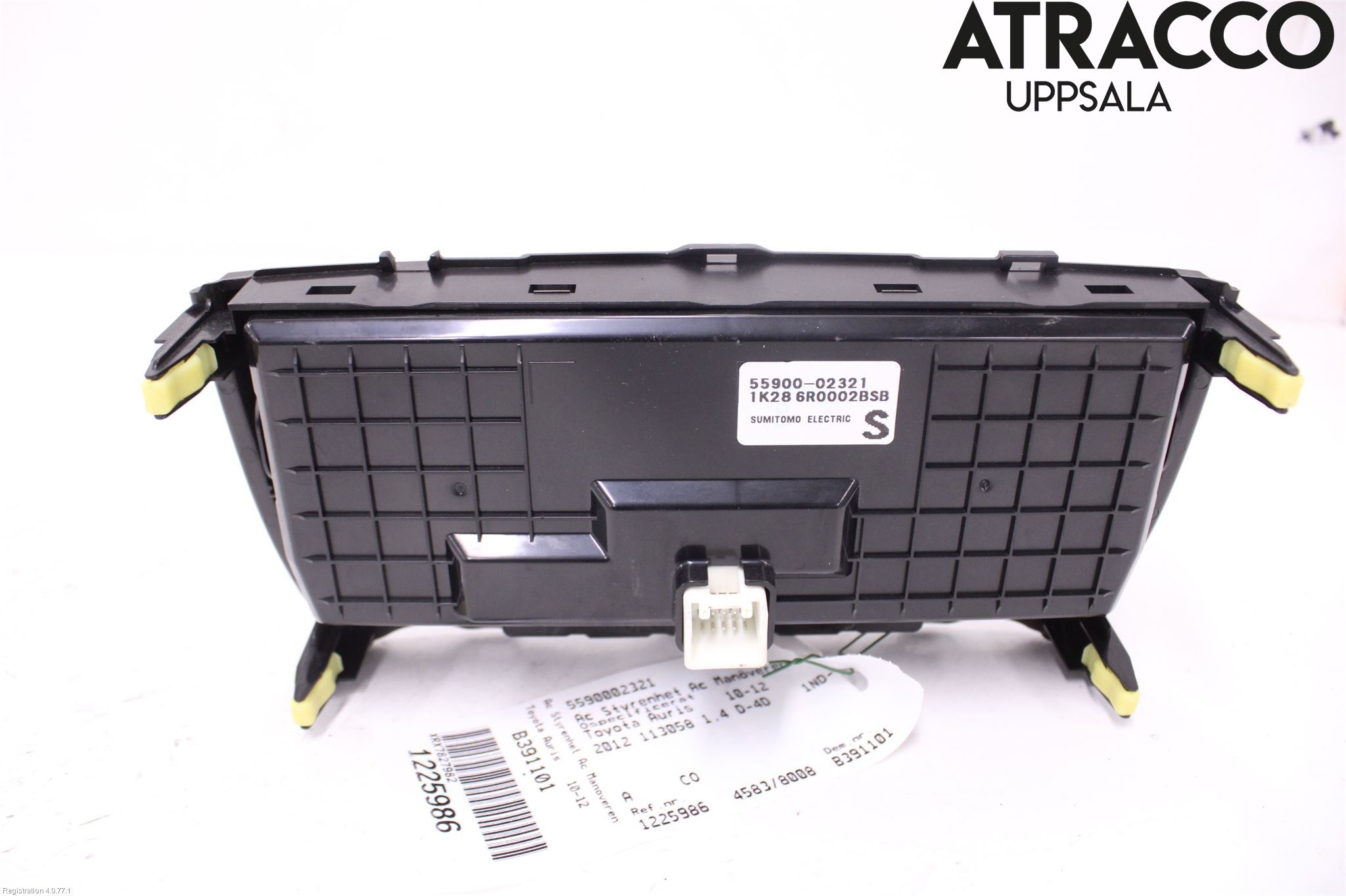 Toyota AURIS 10-12 Varme Ac Betjening-Display