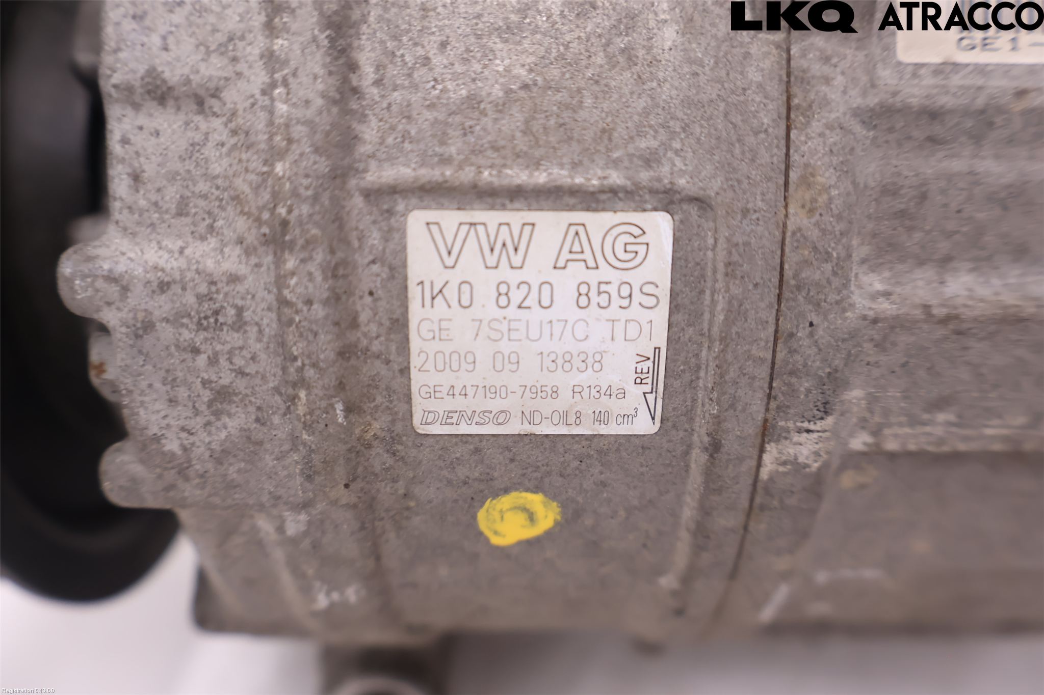 Volkswagen VW CADDY      04-10 Varme Ac Kompressor