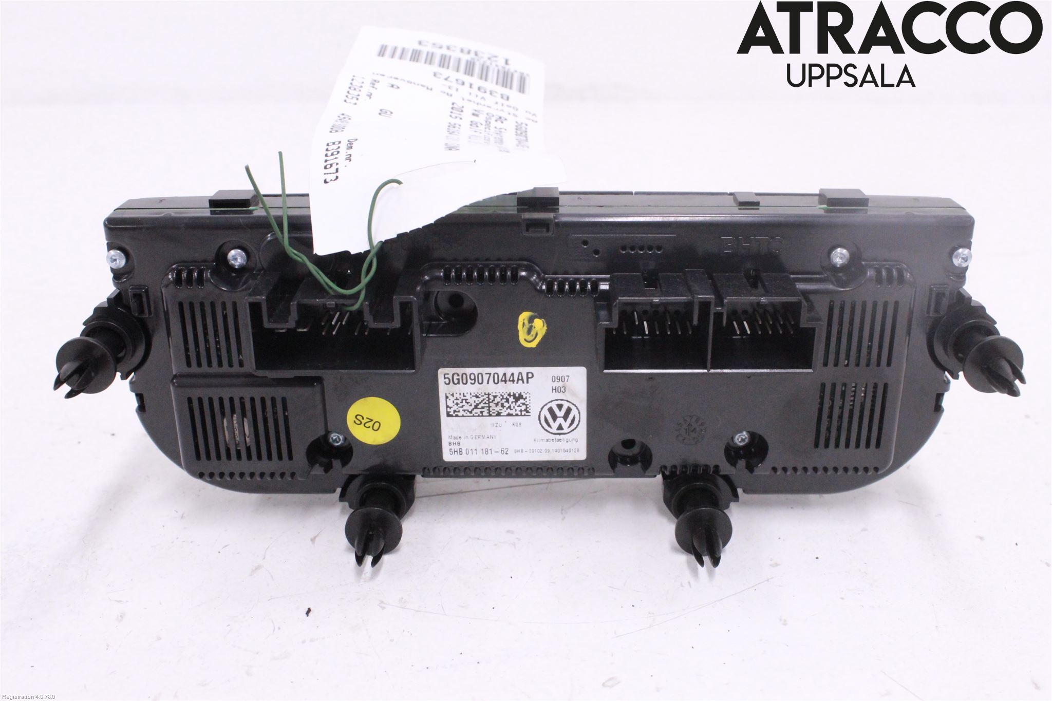 Volkswagen VW GOLF / E-GOLF VII 13-20 Varme Ac Betjening-Display